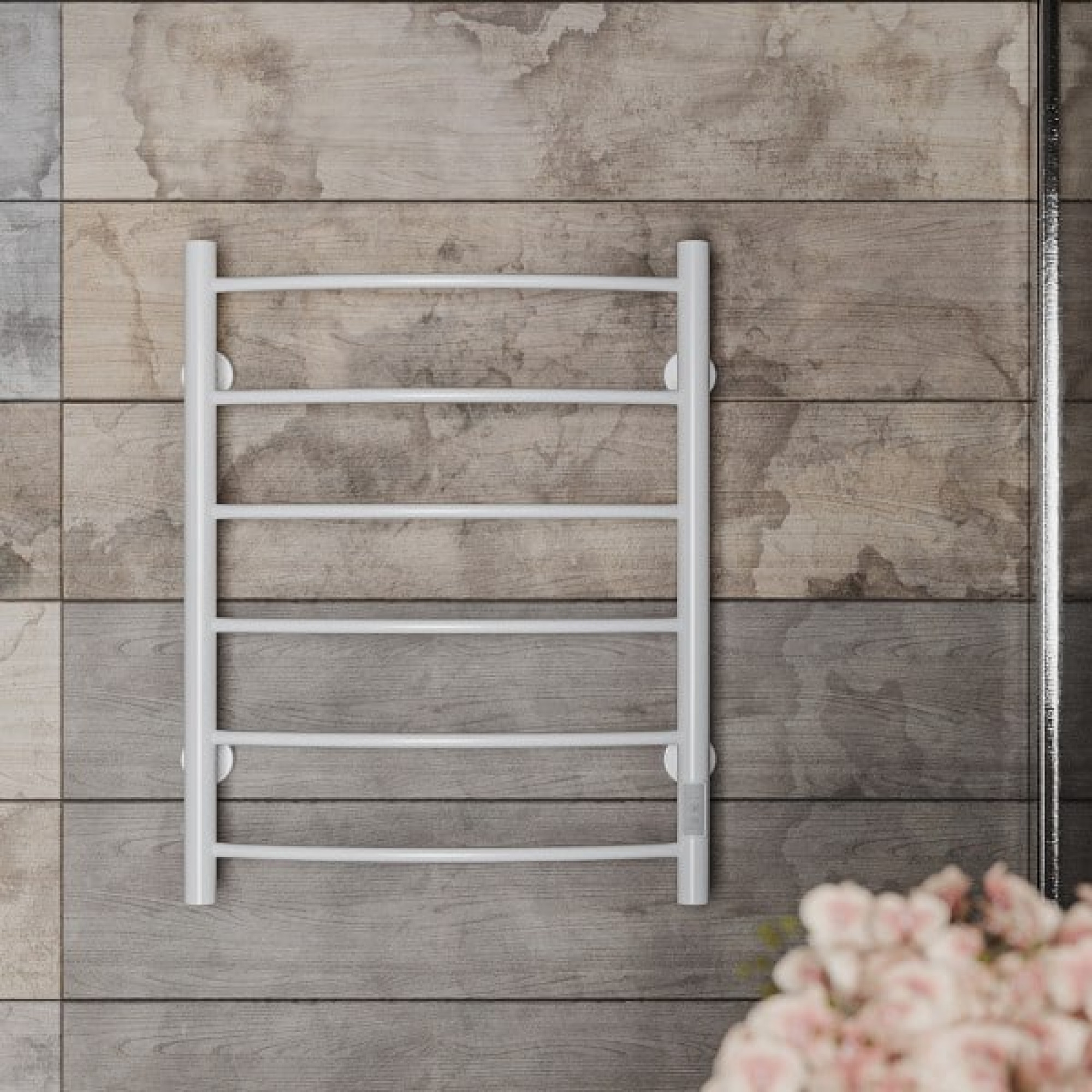 Полотенцесушитель Roxen Santi BK-109AW-6T 11030-5365W (белый) - фото1