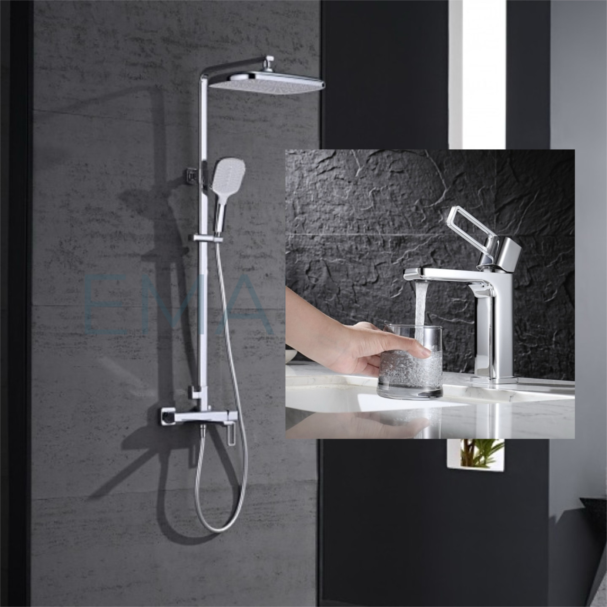 Комплект Ganzer #12 Ganzer 12163 Ganzer 12111 хром фото-2