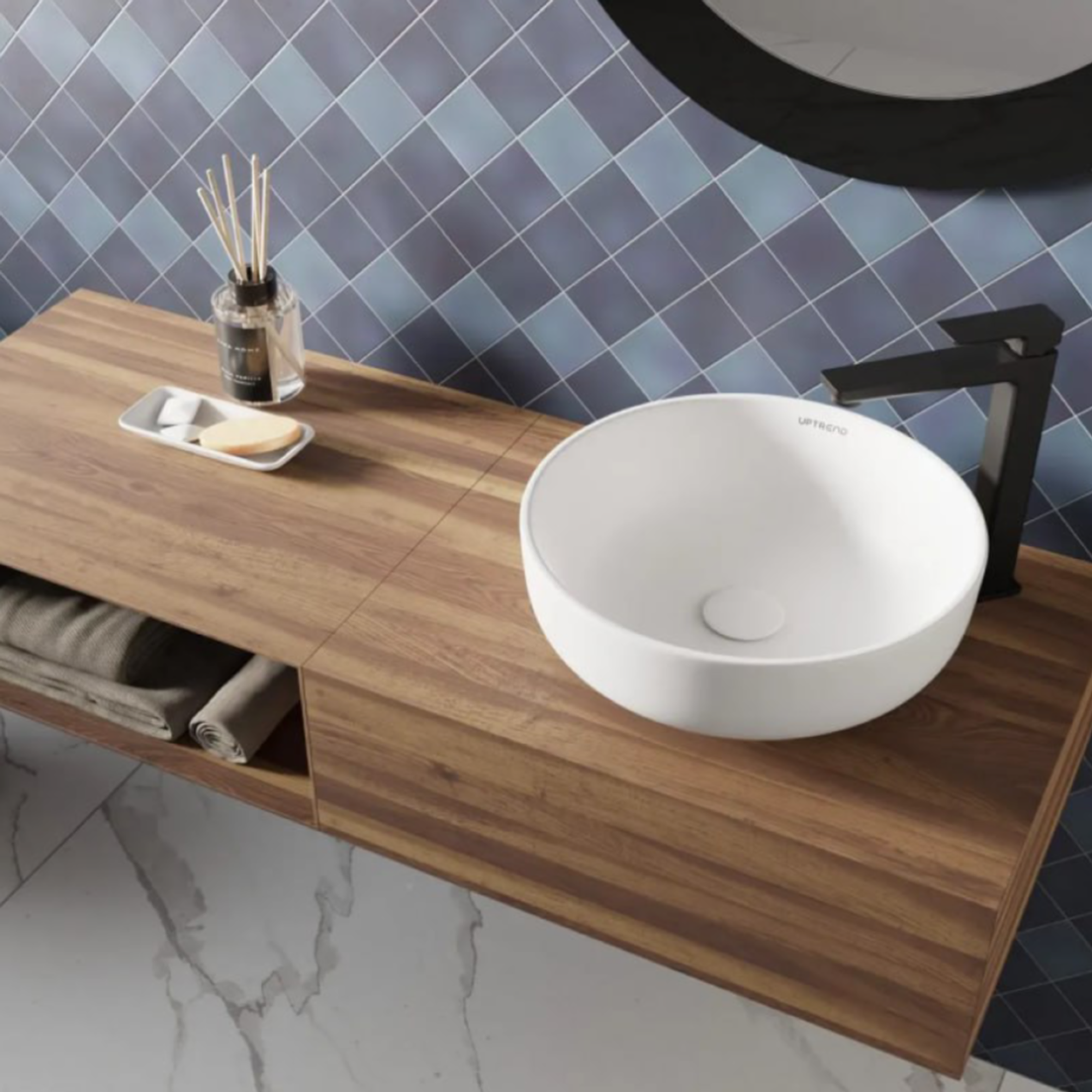 Умывальник Uptrend Sofia UP4003-2-U20 (белый матовый) - фото1