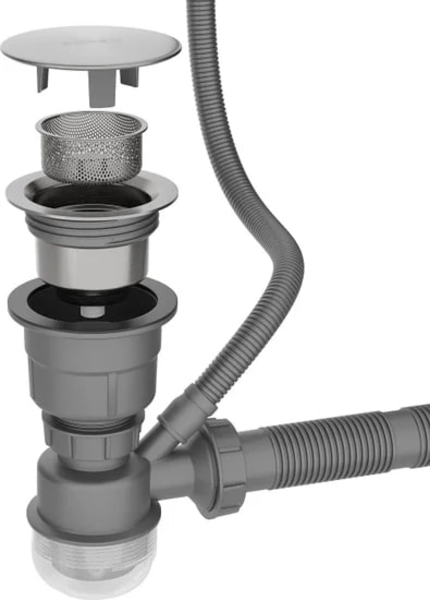 Кухонная мойка Roxen Stage 560250-60 сатин (c держателем для ножей, двумя коландерами, разделочной доской и дозатором) фото-10