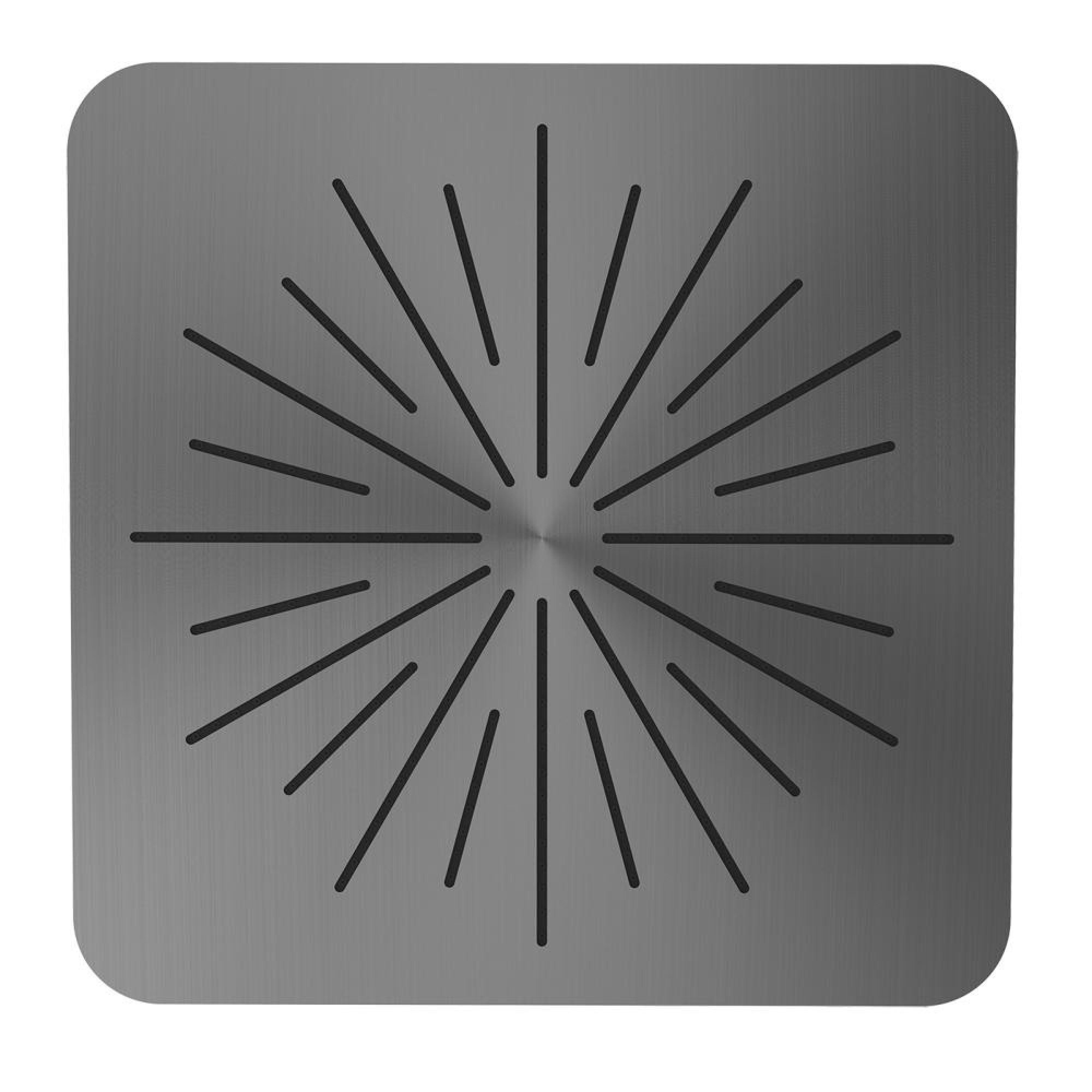 Верхний душ Ganzer 28430-Q графит - фото1