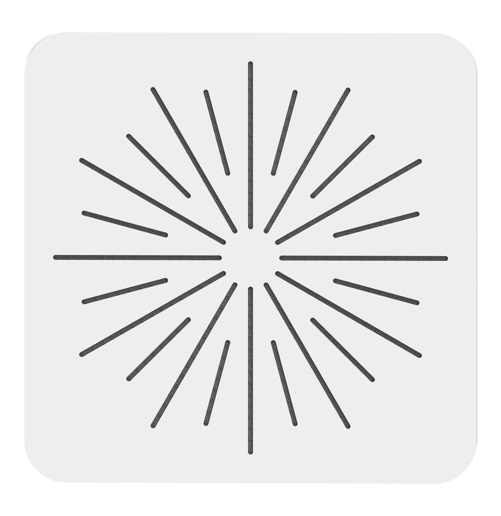 Верхний душ Ganzer 28430-F белый - фото1