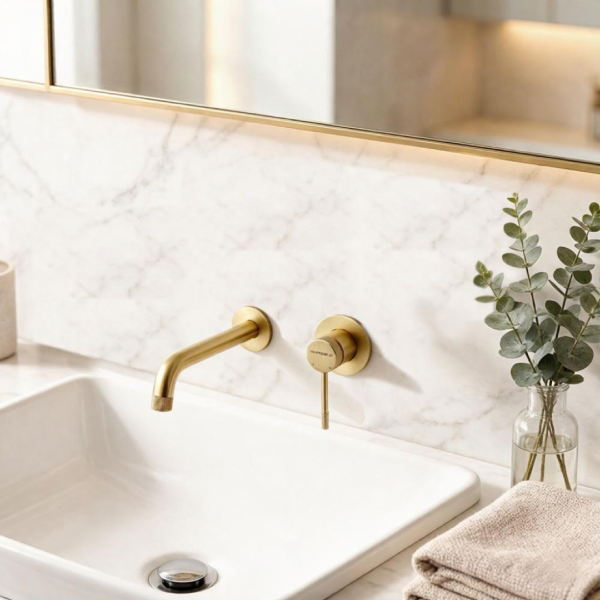 Смеситель Hansen 12098-D золото матовое фото-2