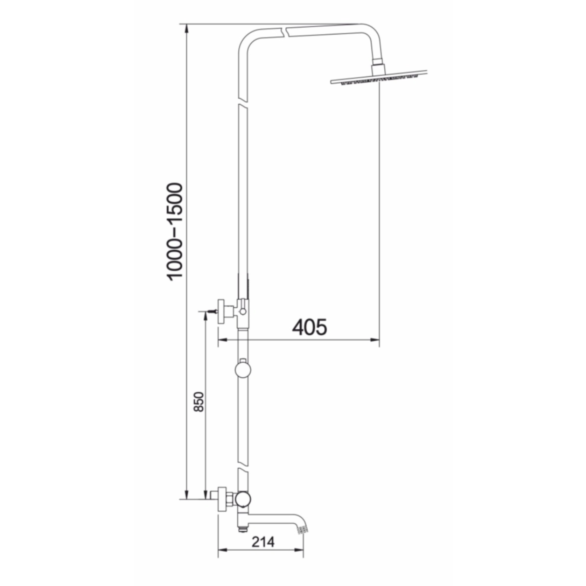 Душевая система Hansen 33098-P фото-6