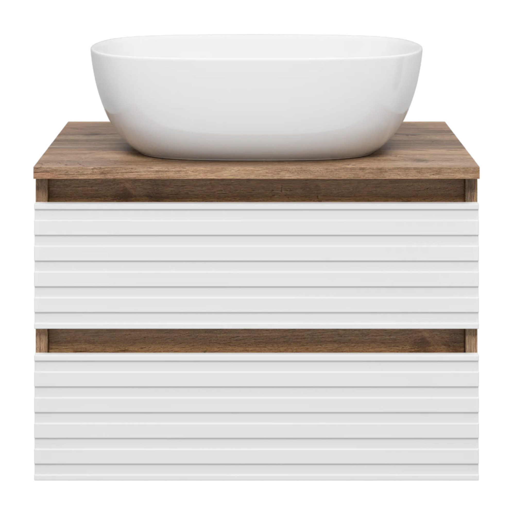 Мебель для ванных комнат Brevita Тумба под умывальник Dakota 60 DAK-09060-19/01-2Я Мебель для ванных комнат Brevita Тумба под умывальник Dakota 60 DAK-09060-19/01-2Я