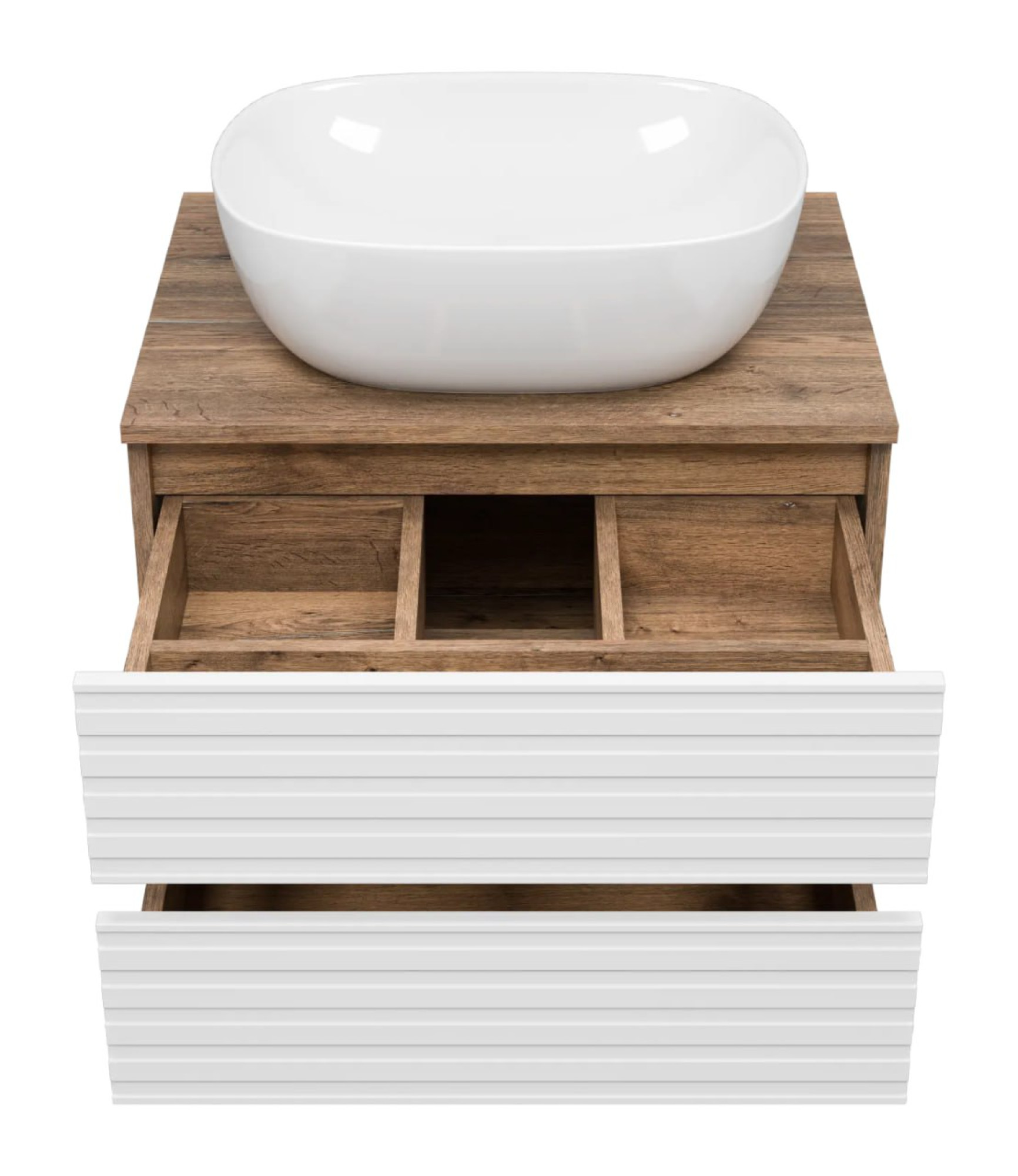 Мебель для ванных комнат Brevita Тумба под умывальник Dakota 60 DAK-09060-19/01-2Я фото-4 Мебель для ванных комнат Brevita Тумба под умывальник Dakota 60 DAK-09060-19/01-2Я фото-4