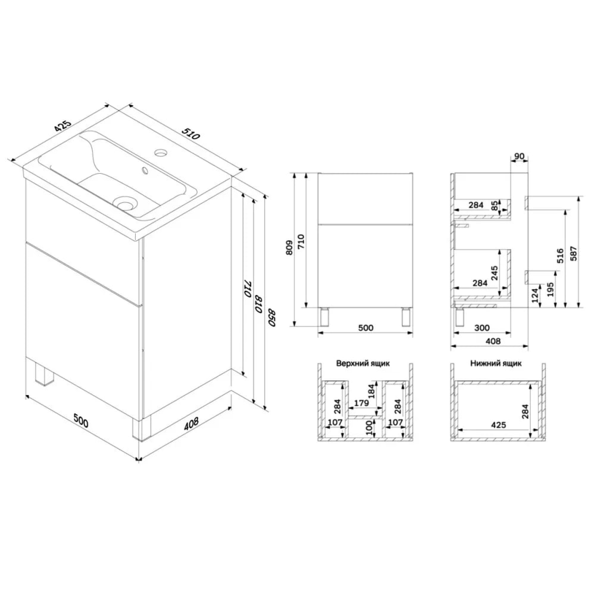 Мебель для ванных комнат AM.PM Тумба под умывальник Gem 50 см M90FSX0502WG фото-7 Мебель для ванных комнат AM.PM Тумба под умывальник Gem 50 см M90FSX0502WG фото-7