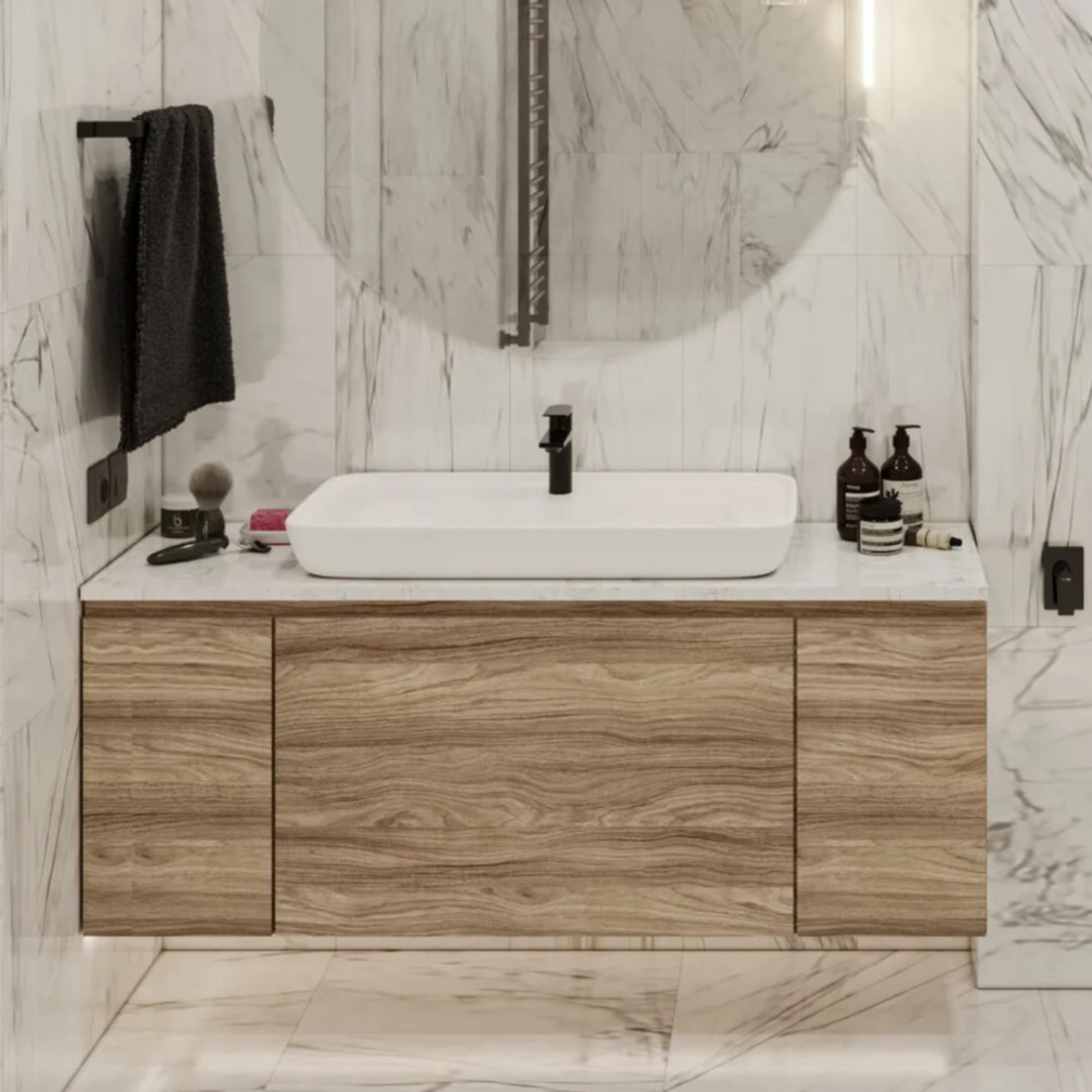 Умывальник Ekokerama Doppio 80 0117 фото-2 Умывальник Ekokerama Doppio 80 0117 фото-2