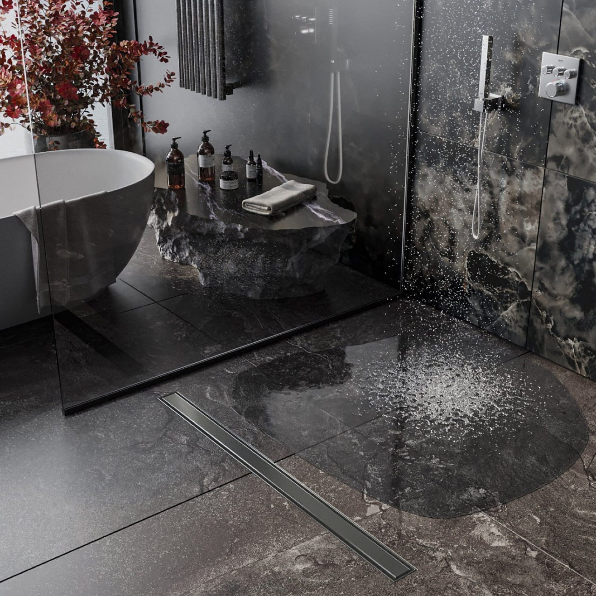 Трап/канал Roxen Supra GunMetal 91050-80GM фото-3