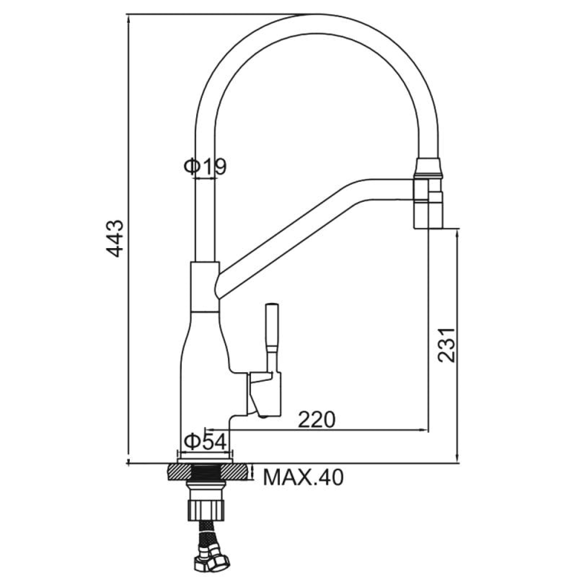 Смеситель Ledeme L4798-9 фото-2 Смеситель Ledeme L4798-9 фото-2
