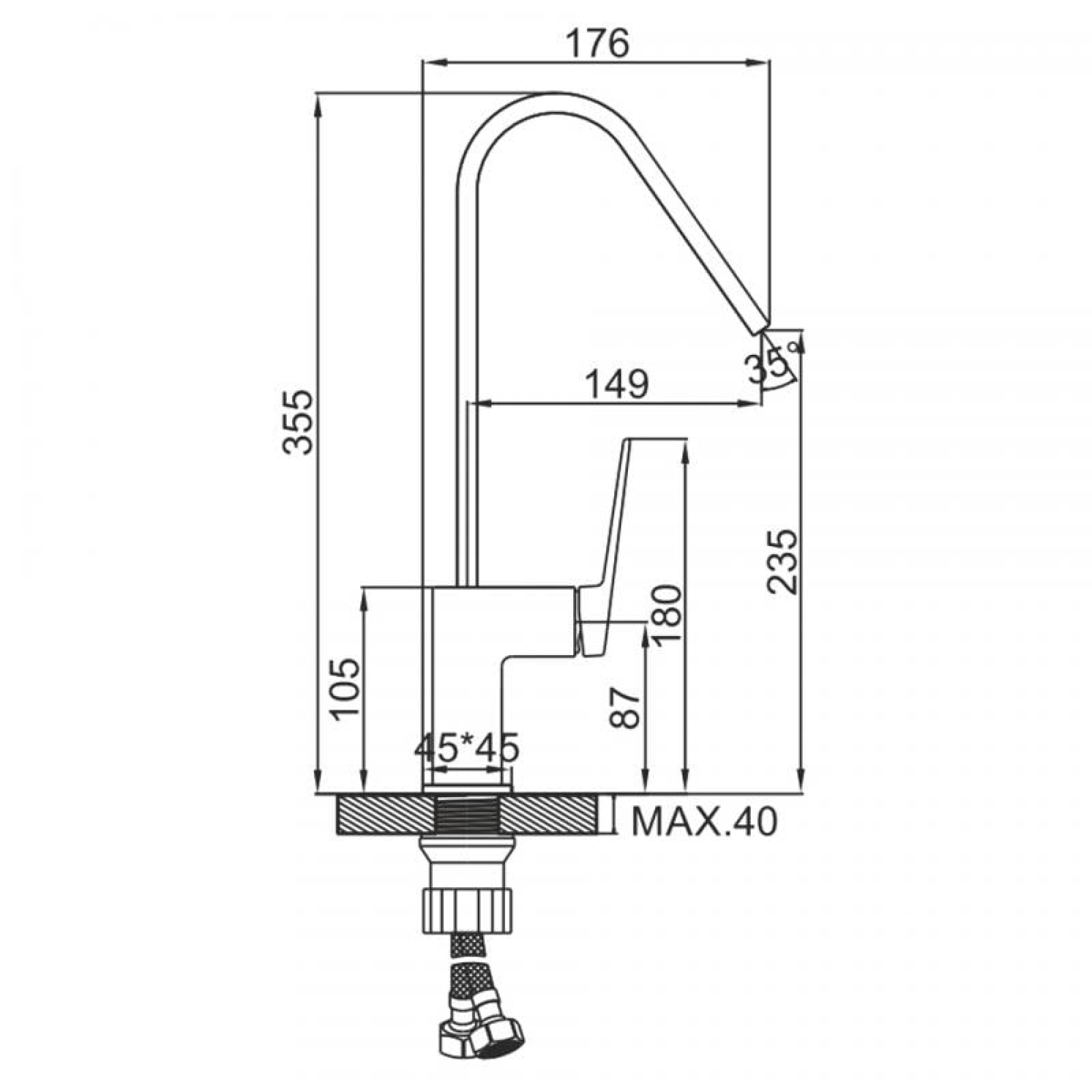 Смеситель Ledeme L4191 фото-2 Смеситель Ledeme L4191 фото-2