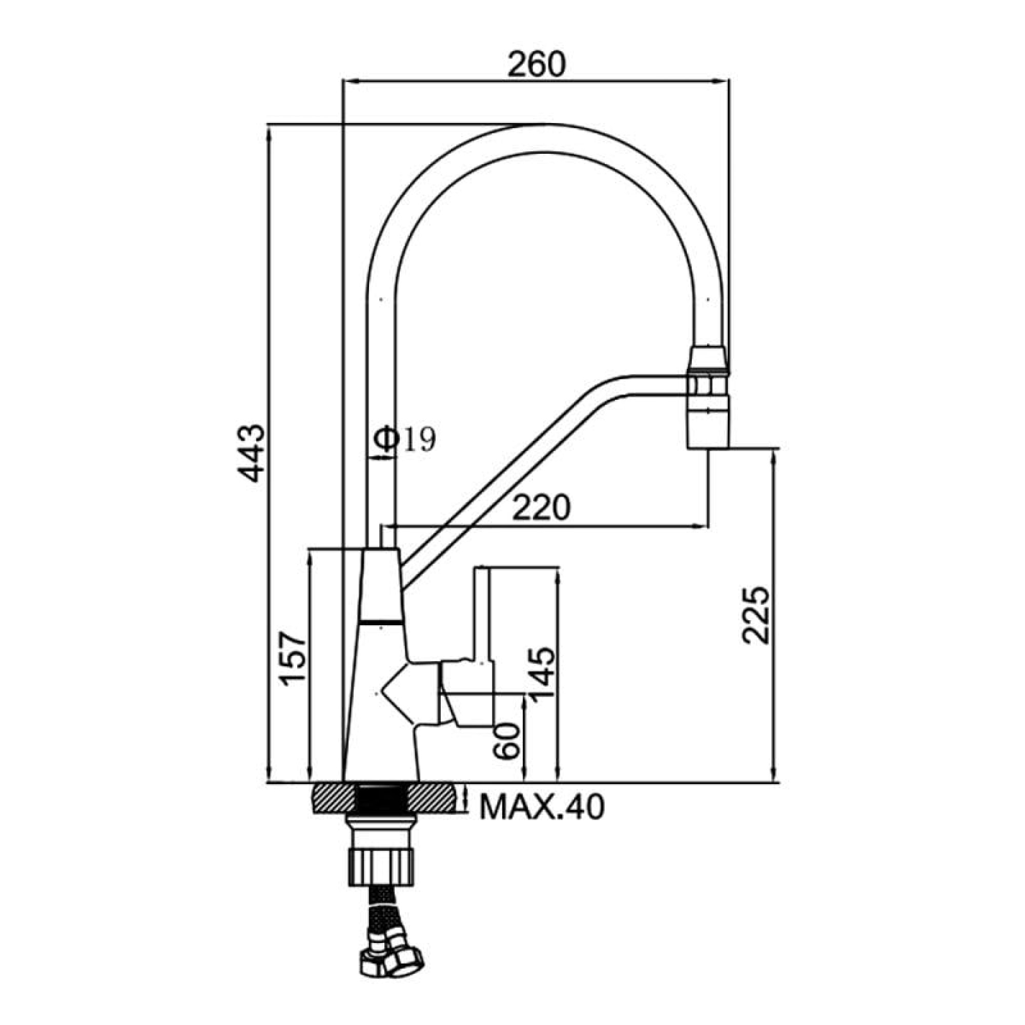 Смеситель Ledeme L4397-9 фото-2 Смеситель Ledeme L4397-9 фото-2