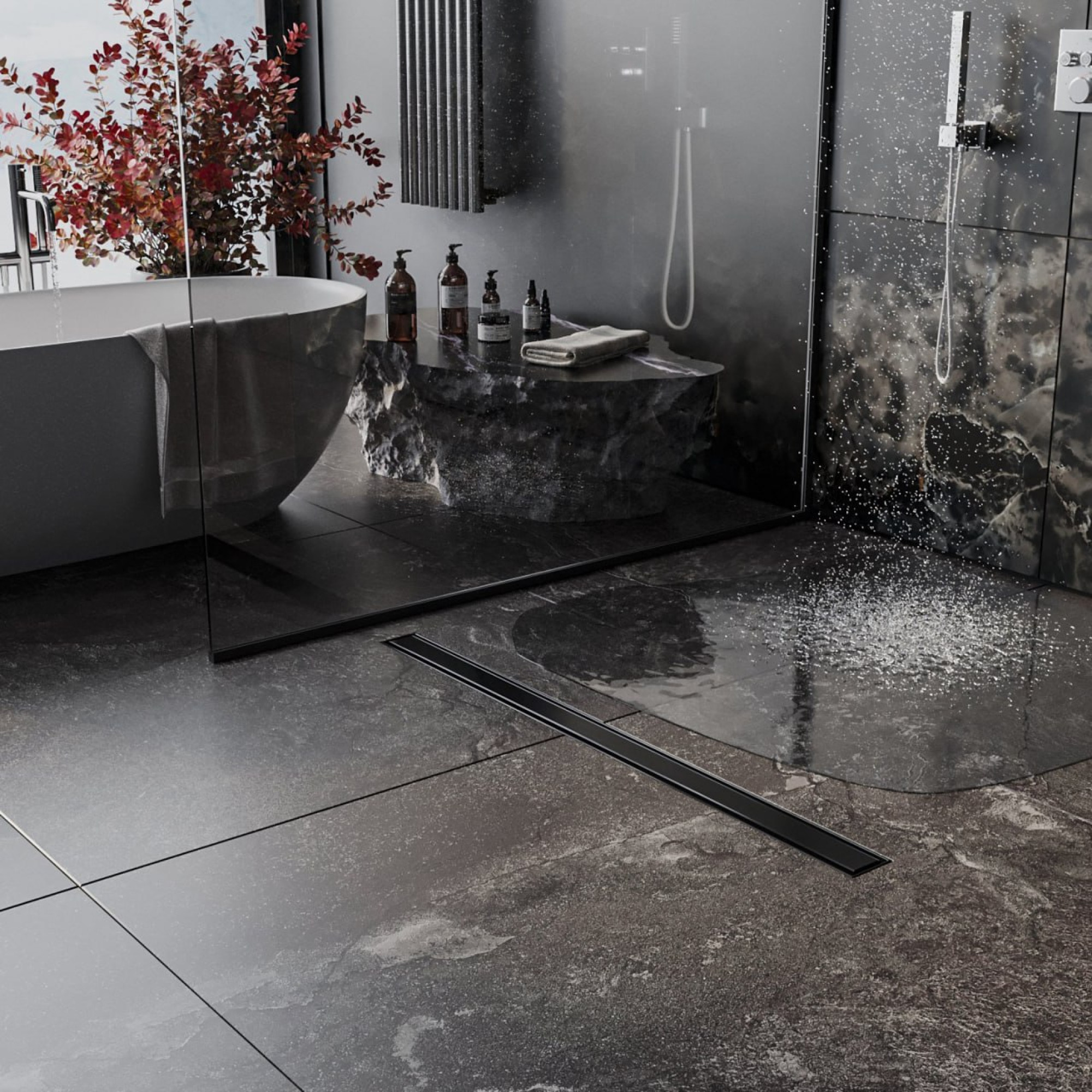 Трап/канал Roxen Supra Black 91050-50 фото-2 Трап/канал Roxen Supra Black 91050-50 фото-2