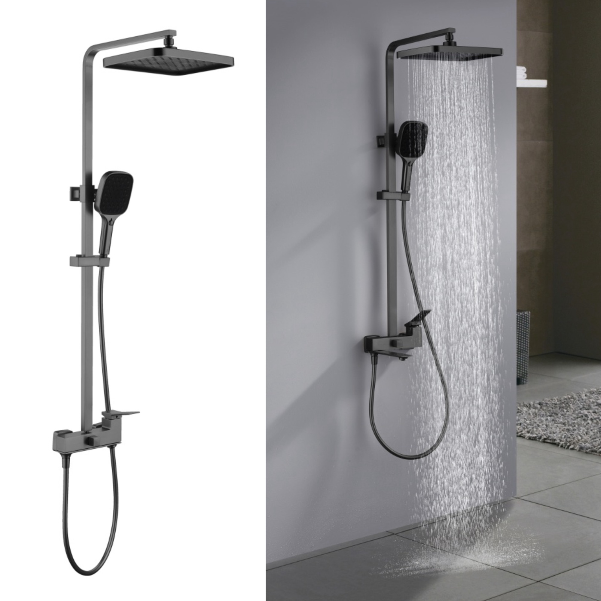 Душевая система Ganzer GZ05162-Q - фото1 Душевая система Ganzer GZ05162-Q - фото1