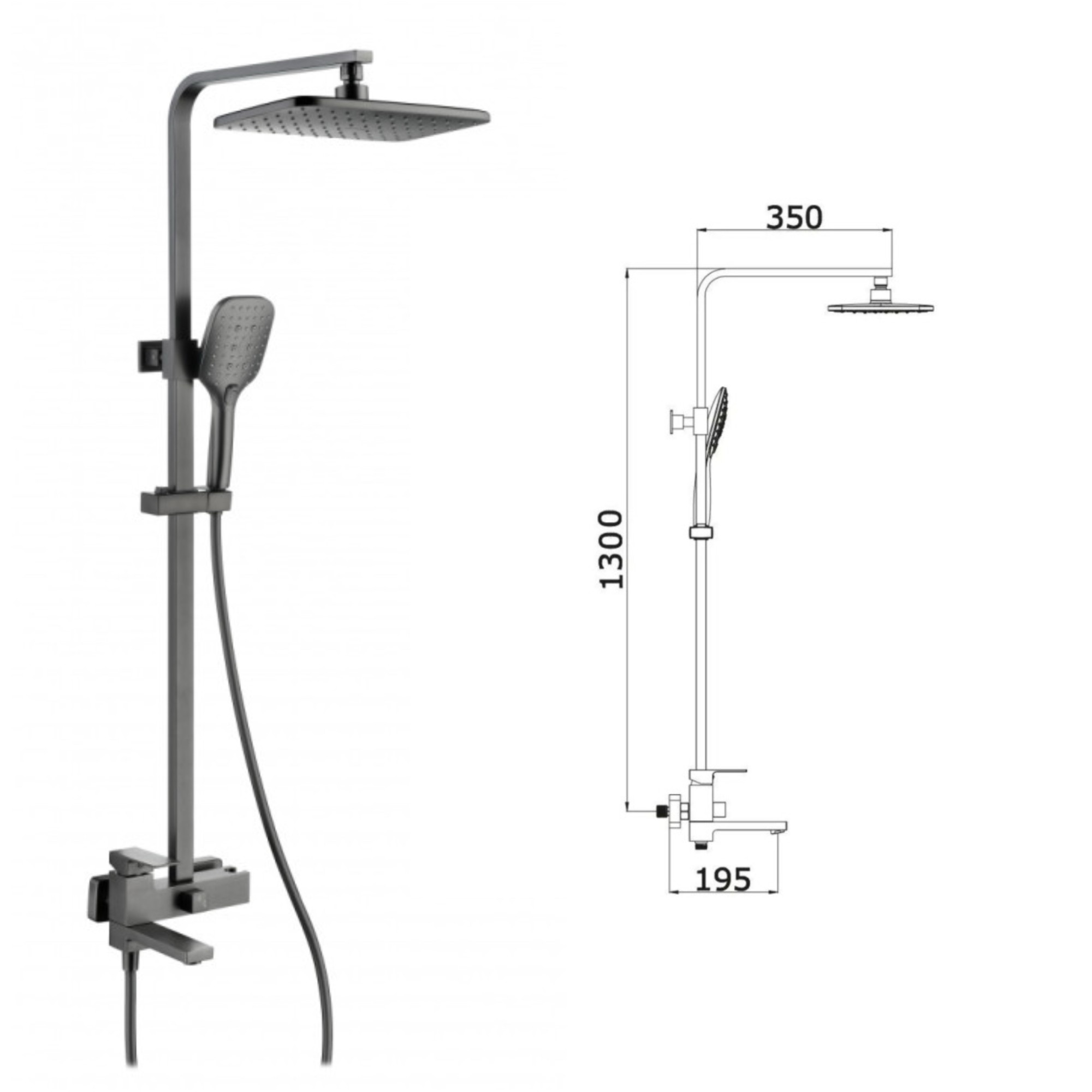 Душевая система  Vieir V393562-G - фото2