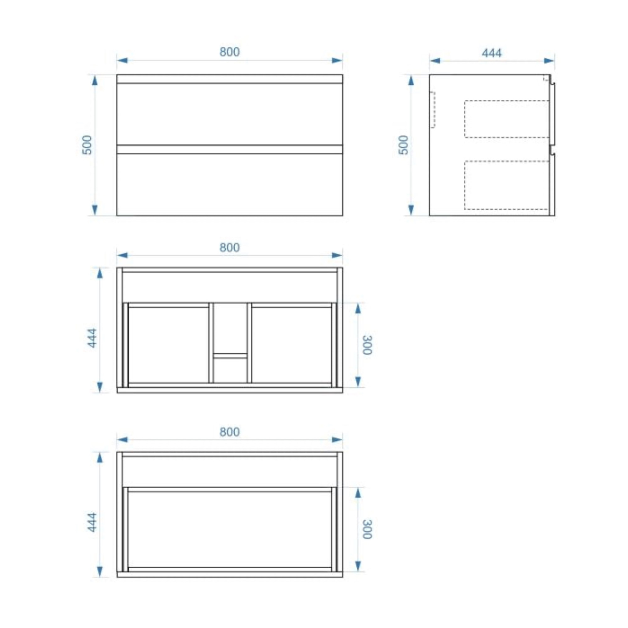 Тумба подвесная Vela Волна 80П под Classica (черный мат) золото хекси TU2286 фото-3