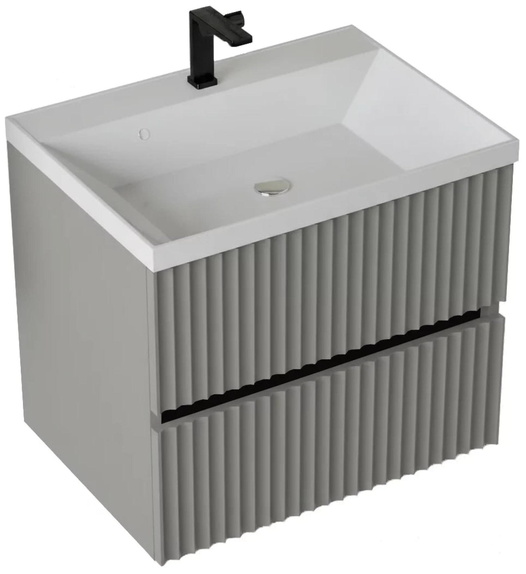 Тумба подвесная Vela Волна 70П под Classica (серый мат) черный гола TU8855 фото-2 Тумба подвесная Vela Волна 70П под Classica (серый мат) черный гола TU8855 фото-2