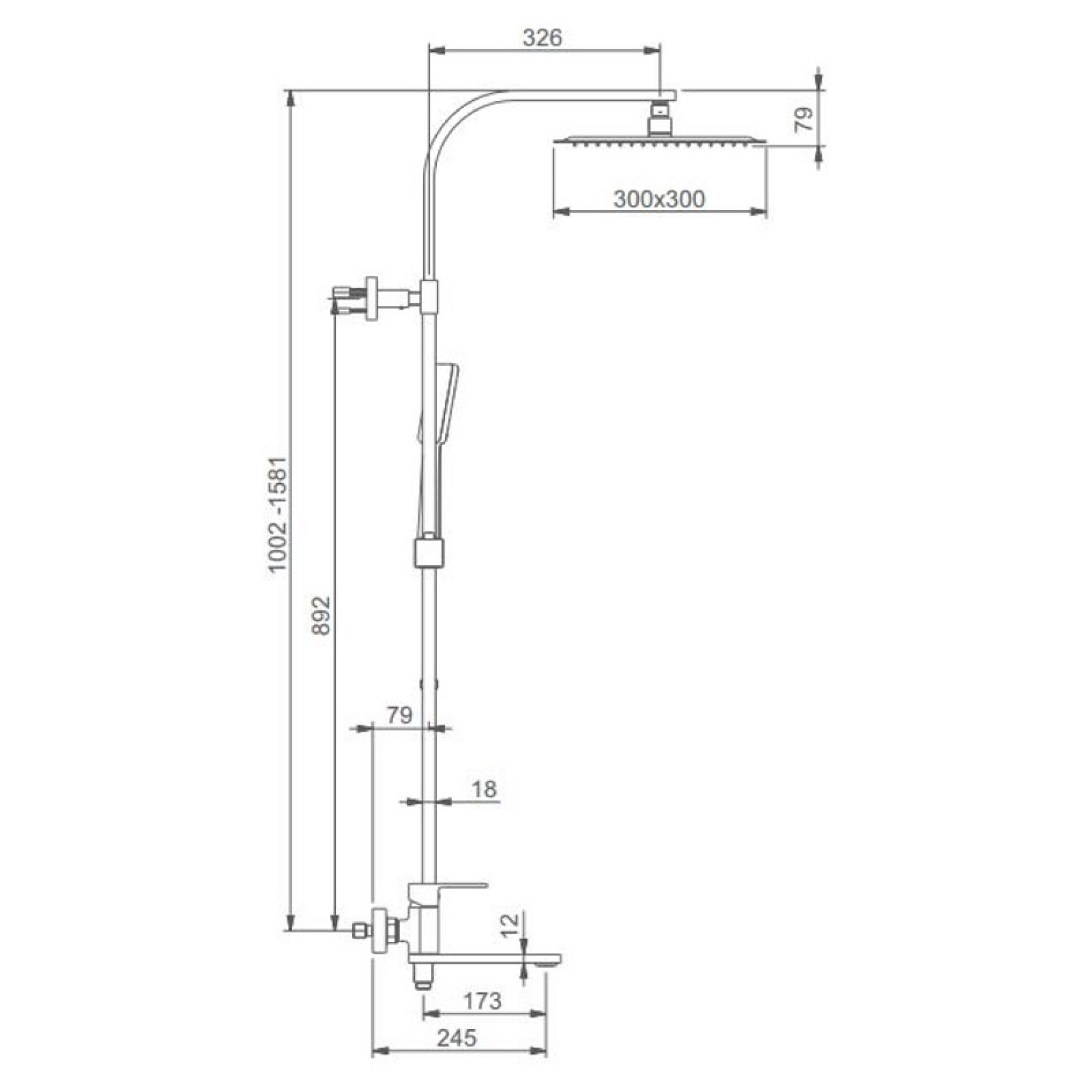 Душевая система  Gappo G2483 фото-3