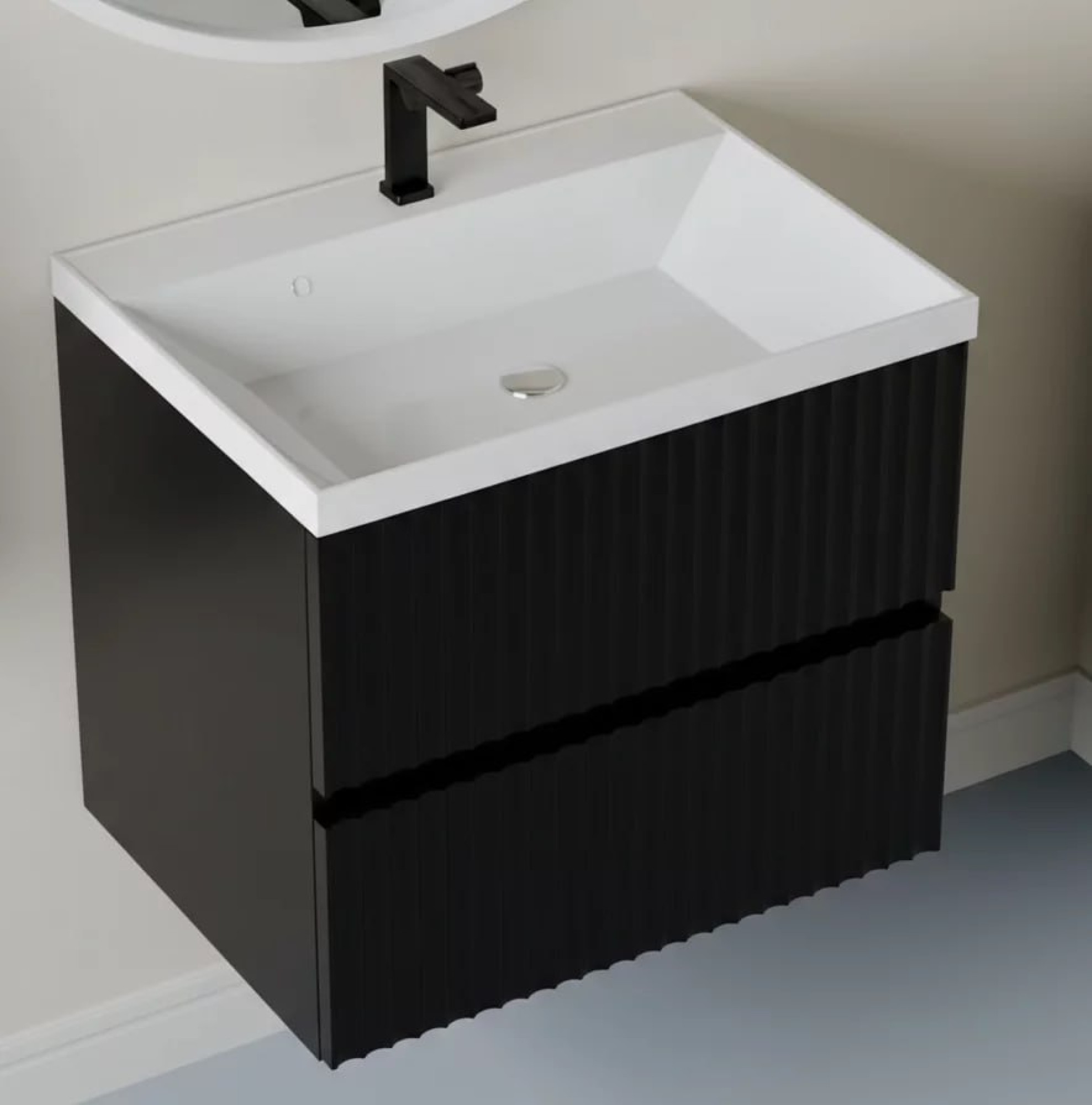 Тумба подвесная Vela Волна 70П под Classica (черный мат) черный гола TU8857 Тумба подвесная Vela Волна 70П под Classica (черный мат) черный гола TU8857