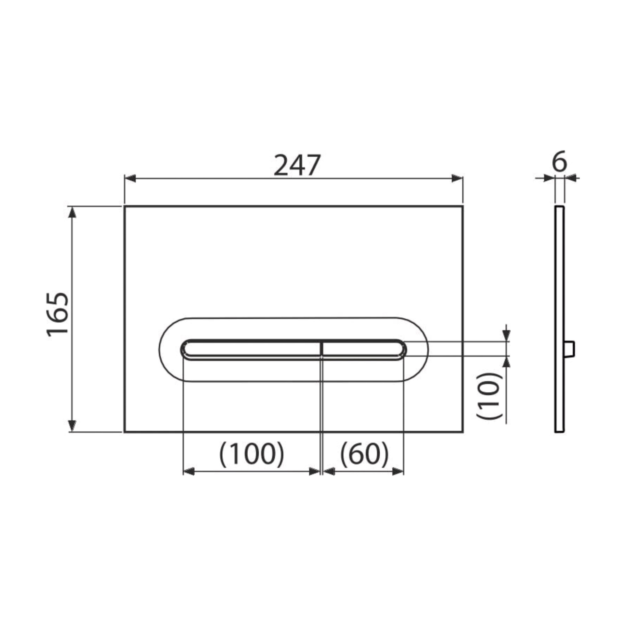 Панель смыва Alcaplast Linka M1876-1 (белый-мат/xром-глянец) фото-2 Панель смыва Alcaplast Linka M1876-1 (белый-мат/xром-глянец) фото-2