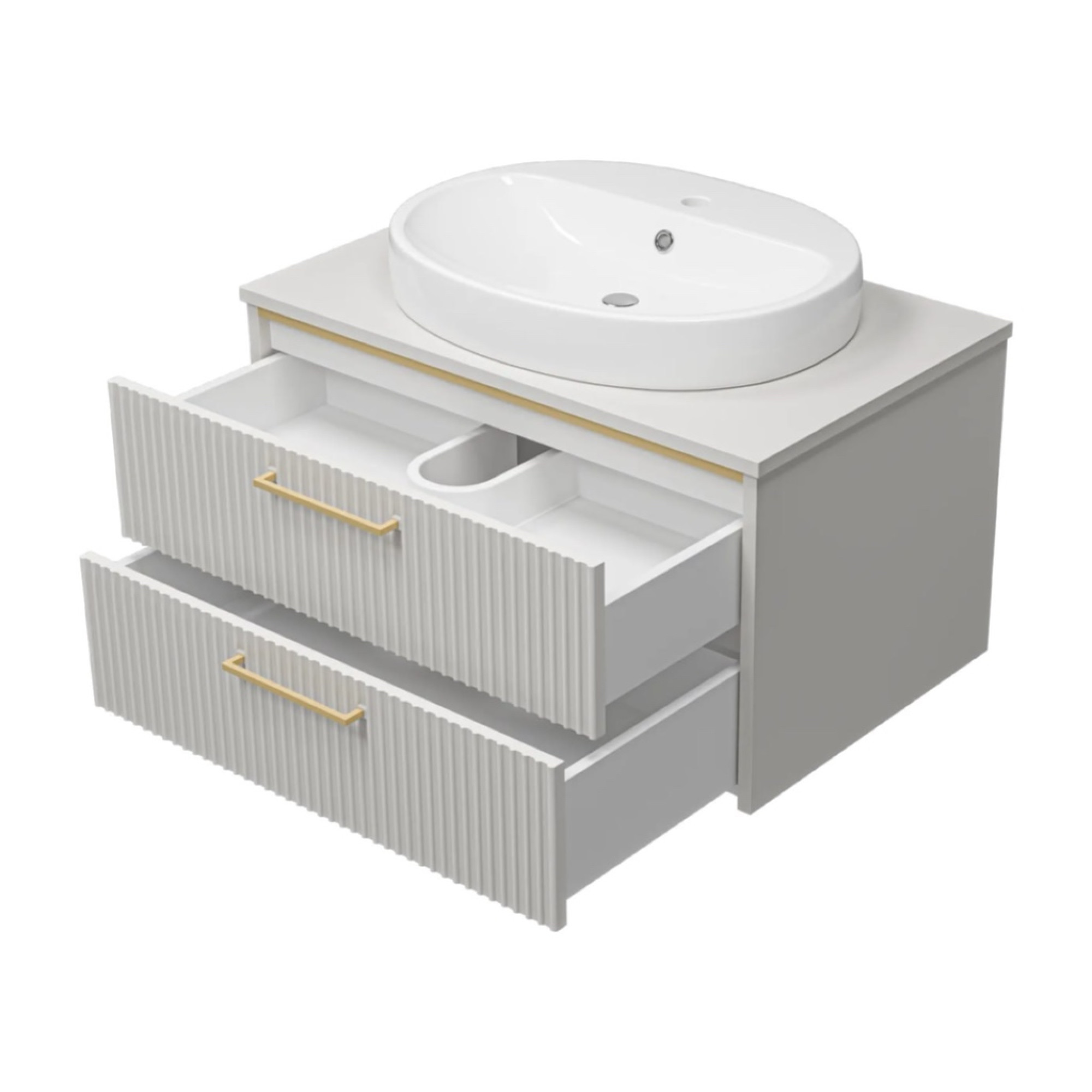 Мебель для ванных комнат Brevita Elche 80 ELC-01080-0502Я (серый кашемир) фото-2 Мебель для ванных комнат Brevita Elche 80 ELC-01080-0502Я (серый кашемир) фото-2