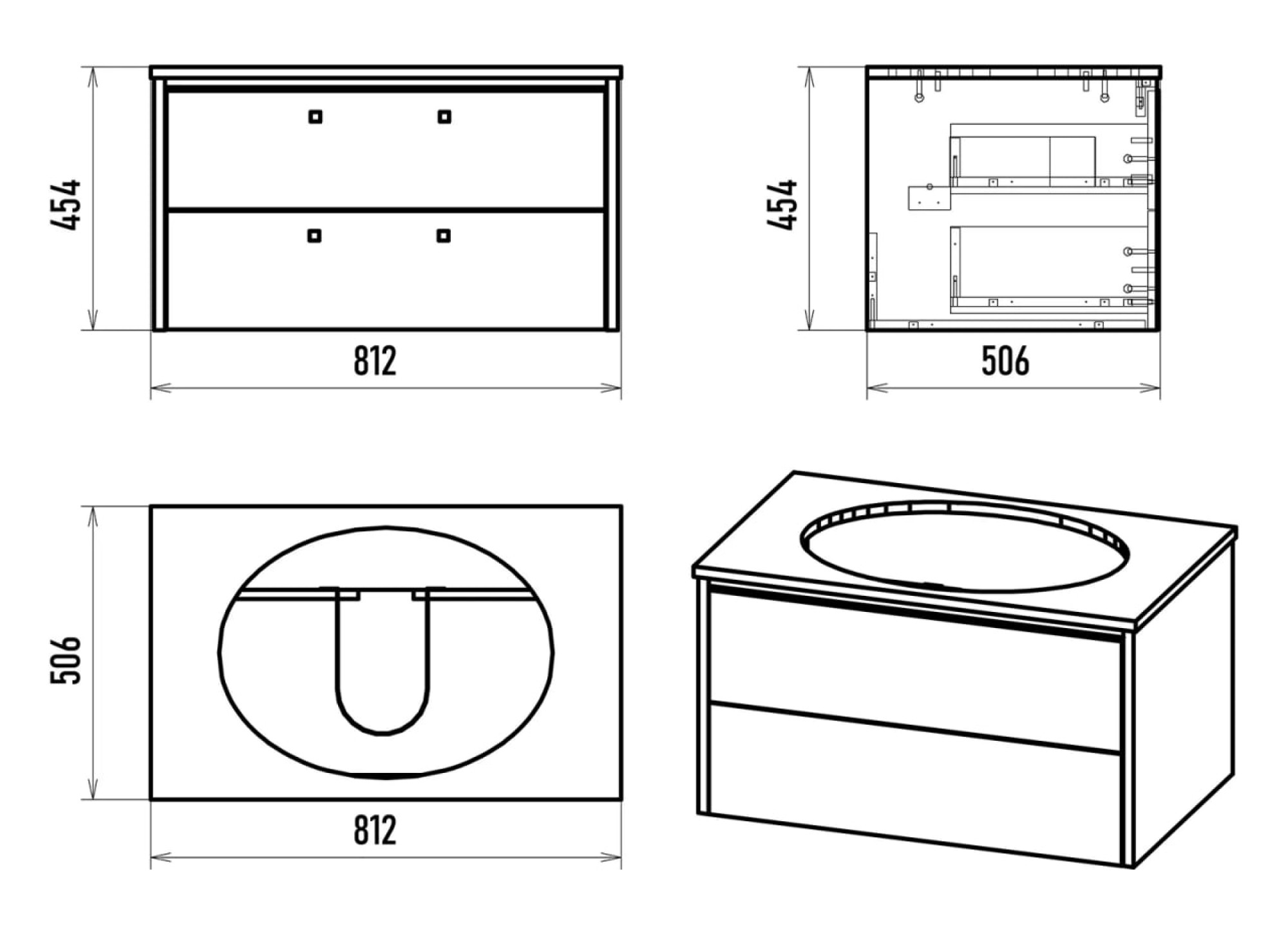 Мебель для ванных комнат Brevita Elche 80 ELC-01080-0502Я (серый кашемир) фото-8 Мебель для ванных комнат Brevita Elche 80 ELC-01080-0502Я (серый кашемир) фото-8