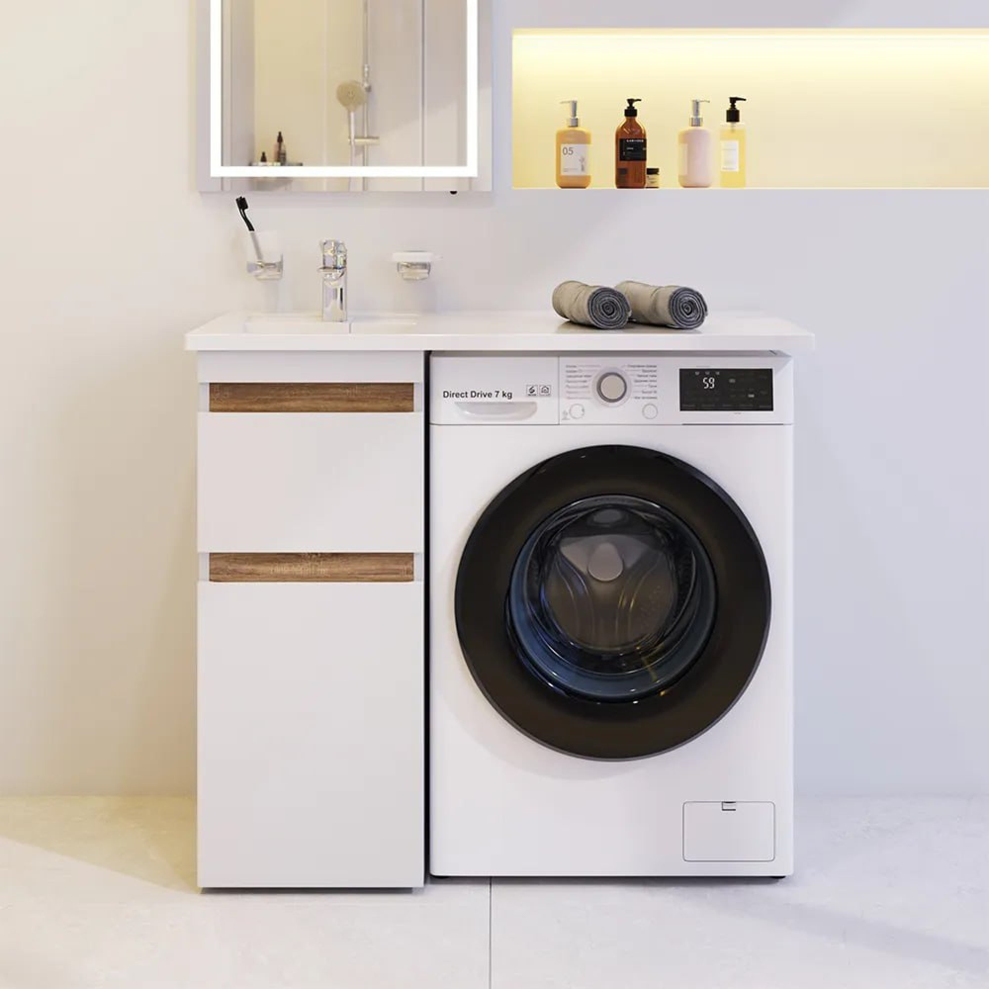 Мебель для ванных комнат AM.PM Тумба под умывальник X-Joy M85AFSX0402WG Мебель для ванных комнат AM.PM Тумба под умывальник X-Joy M85AFSX0402WG