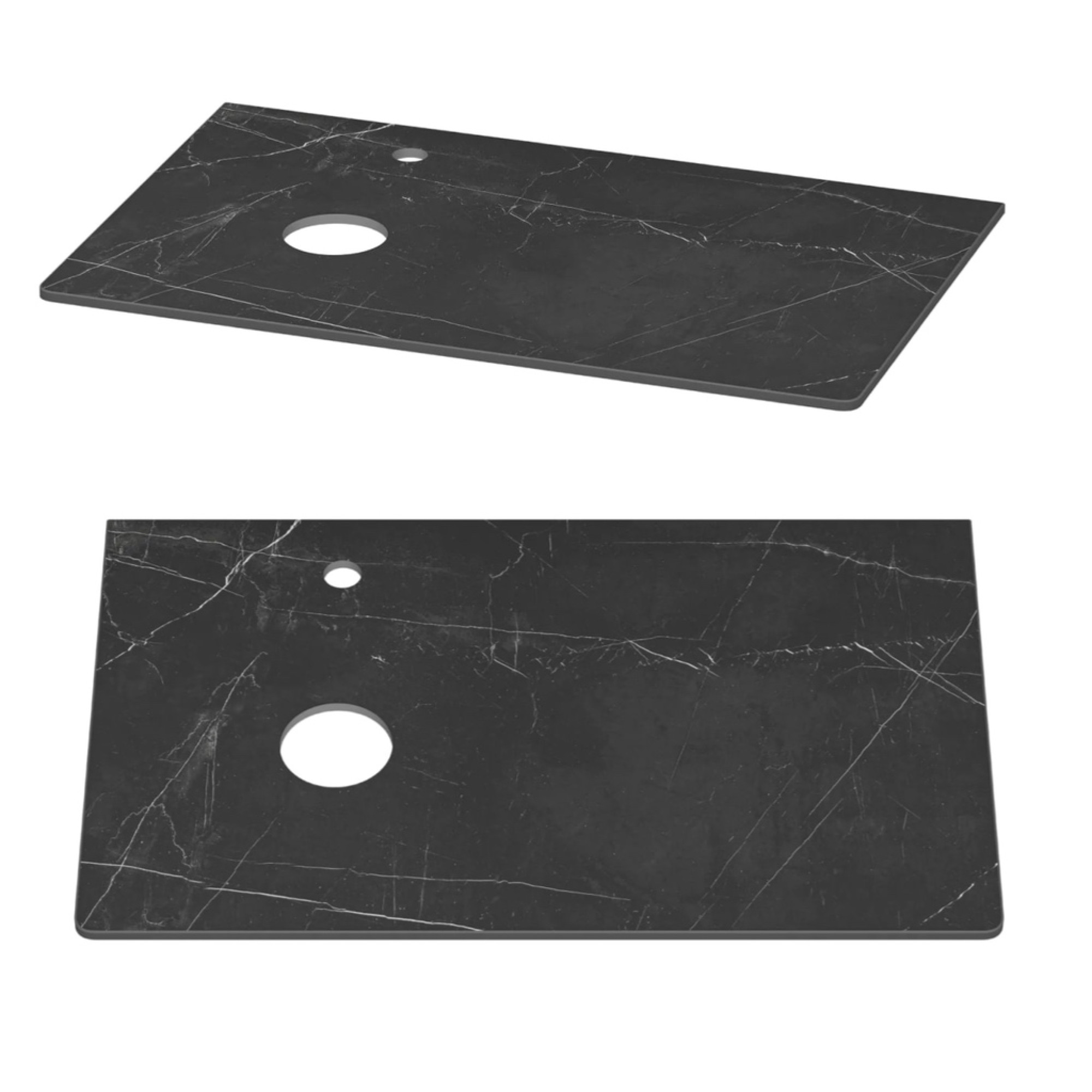 Мебель для ванных комнат Misty Столешница Роял 80 VS03-80 (черный) Мебель для ванных комнат Misty Столешница Роял 80 VS03-80 (черный)