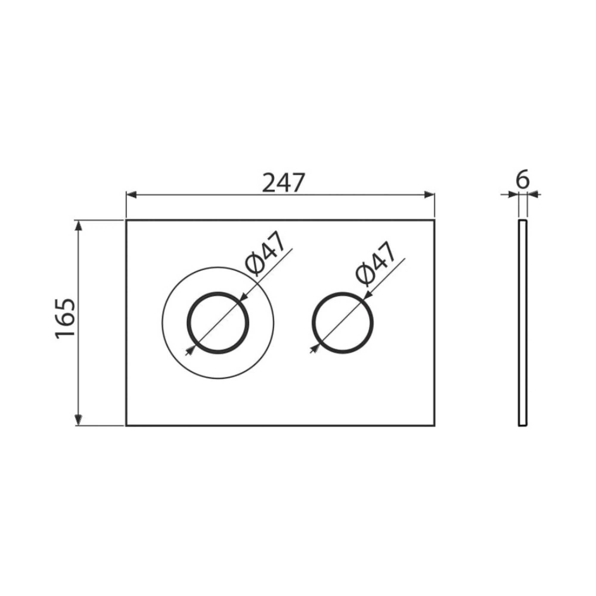 Панель смыва Alcaplast Dot.Dot. M1976-2 (белый-мат/хром-мат) фото-2 Панель смыва Alcaplast Dot.Dot. M1976-2 (белый-мат/хром-мат) фото-2