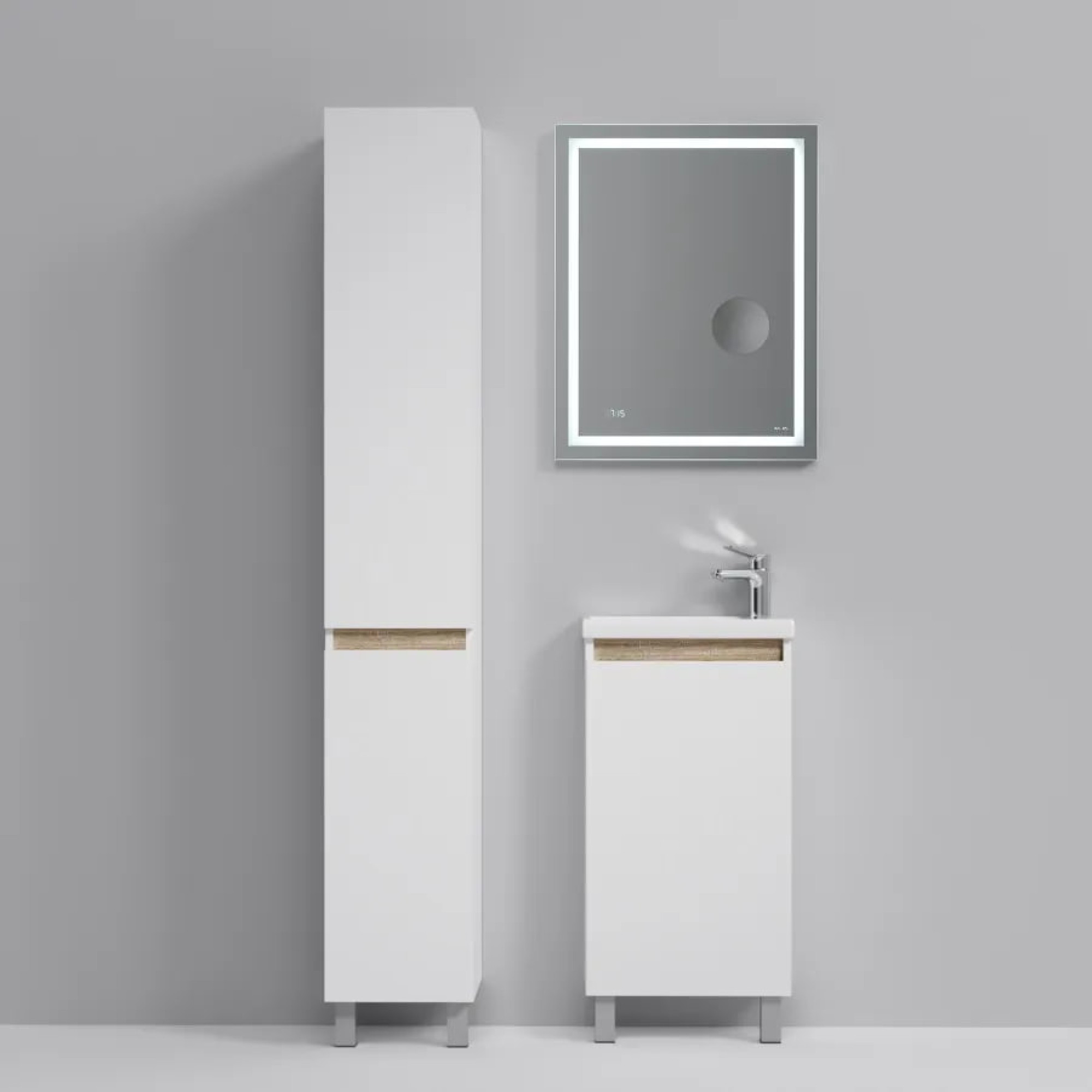 Мебель для ванных комнат AM.PM Тумба под умывальник X-Joy M85AFSX0451WG фото-3 Мебель для ванных комнат AM.PM Тумба под умывальник X-Joy M85AFSX0451WG фото-3