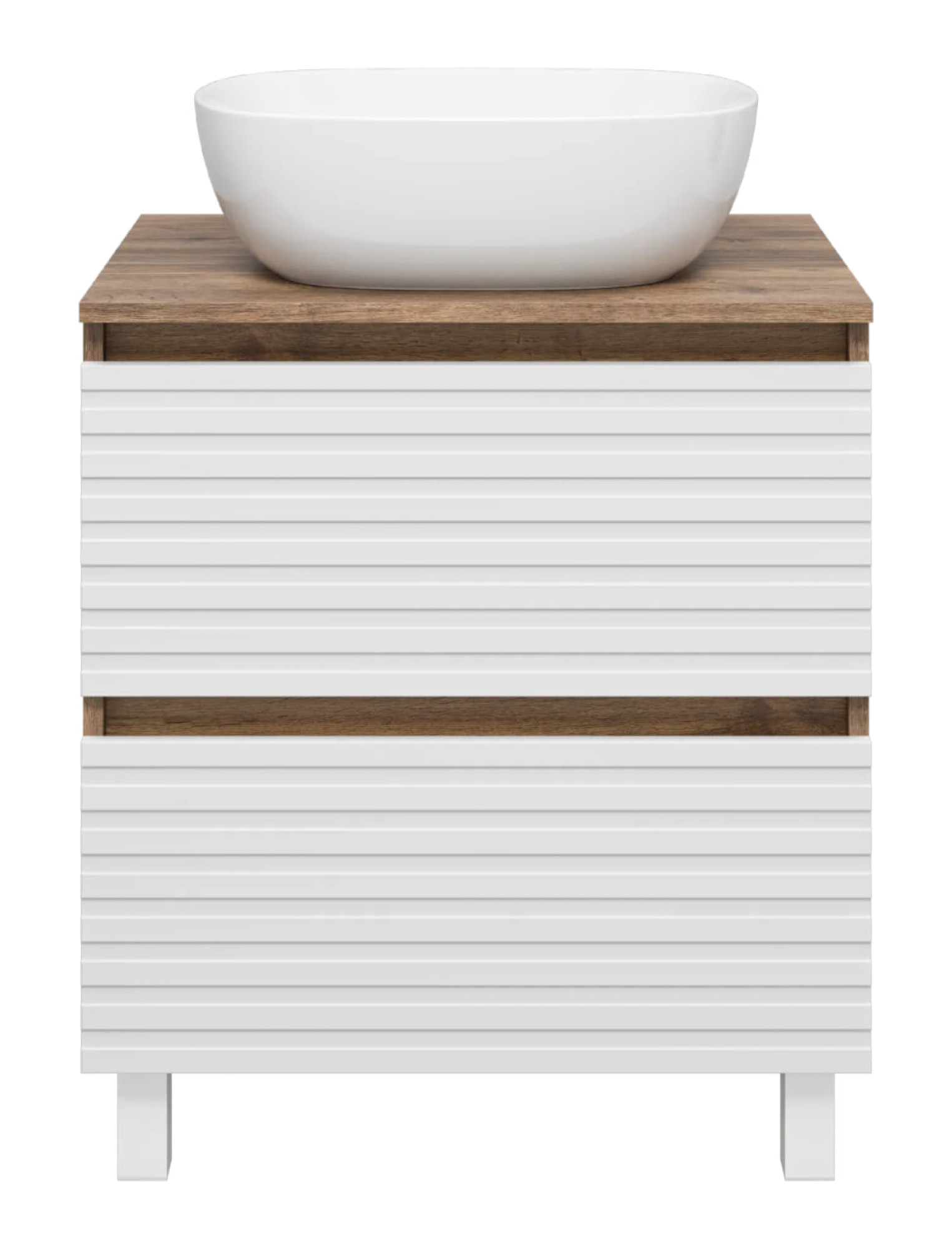 Мебель для ванных комнат Brevita Тумба под умывальник Dakota 60 DAK-07060-19/01-2Я фото-2