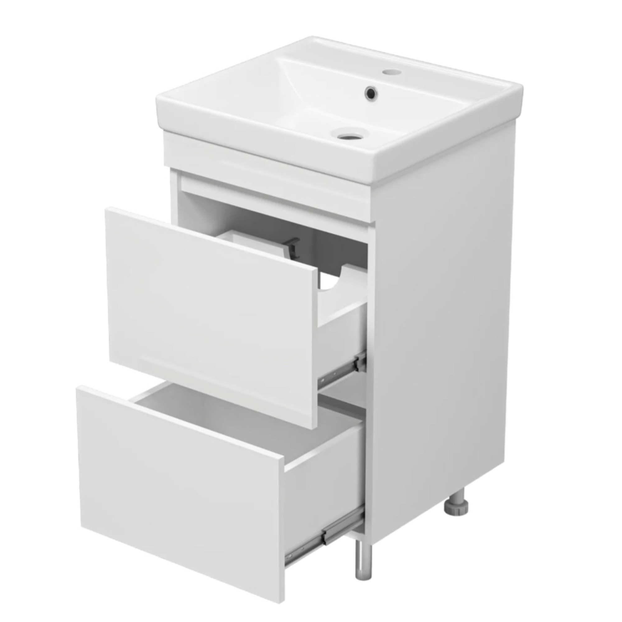 Мебель для ванных комнат Misty Енисей - 50 Тумба с 2 ящ. - Э-Ени01050-0112Я фото-3