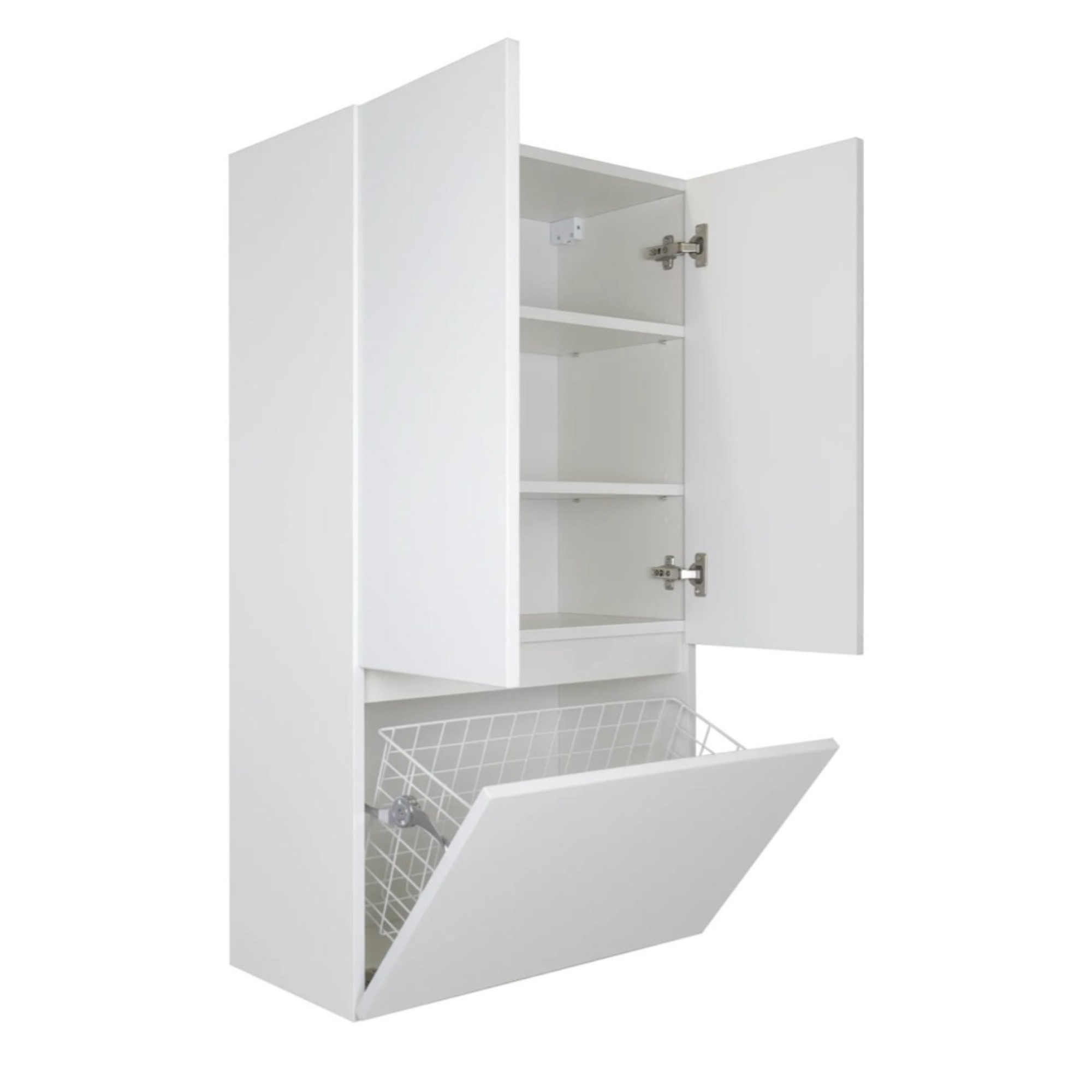 Мебель для ванных комнат Misty Амур - 60 шкаф над стиральной машиной с полками - Э-Ам08060-012 фото-2 Мебель для ванных комнат Misty Амур - 60 шкаф над стиральной машиной с полками - Э-Ам08060-012 фото-2