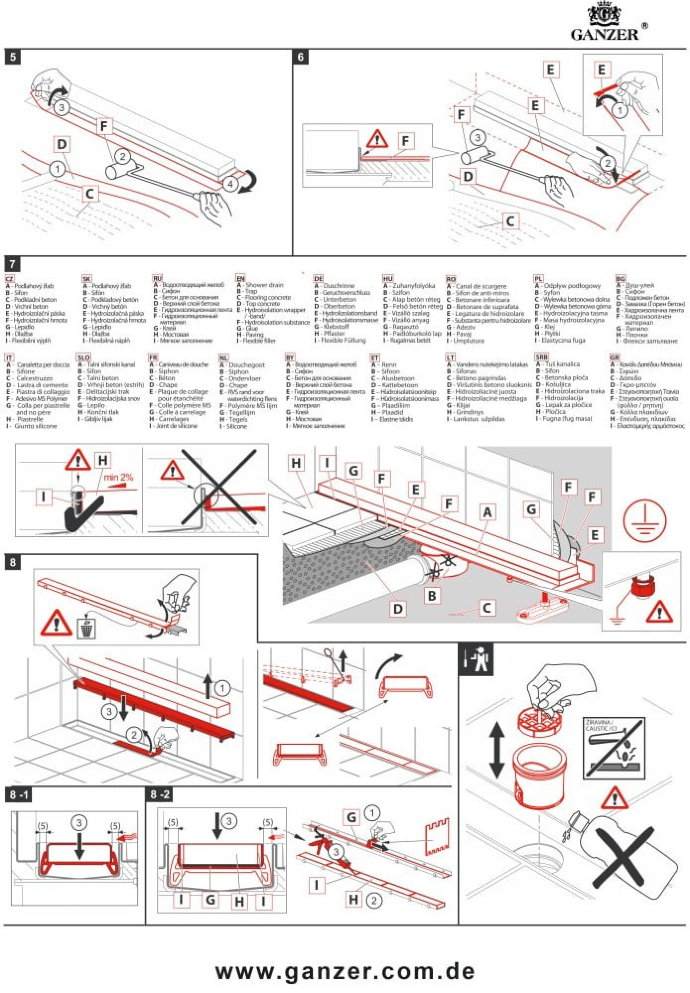 Трап/канал Ganzer 99140-S фото-5