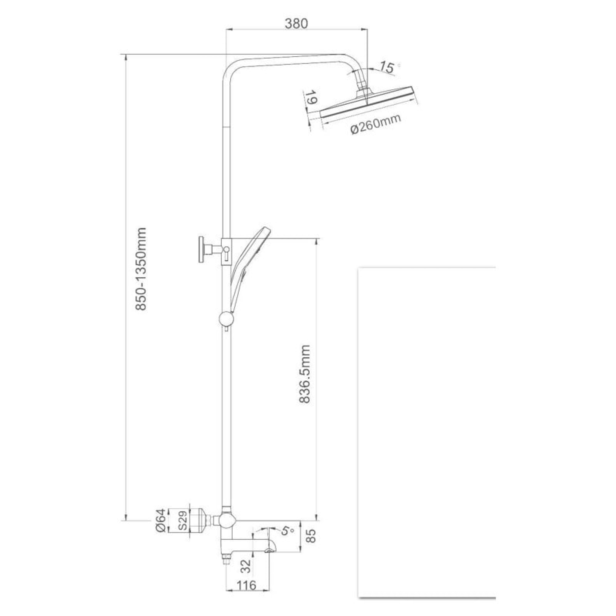 Душевая система  Gappo G2403-56 фото-4