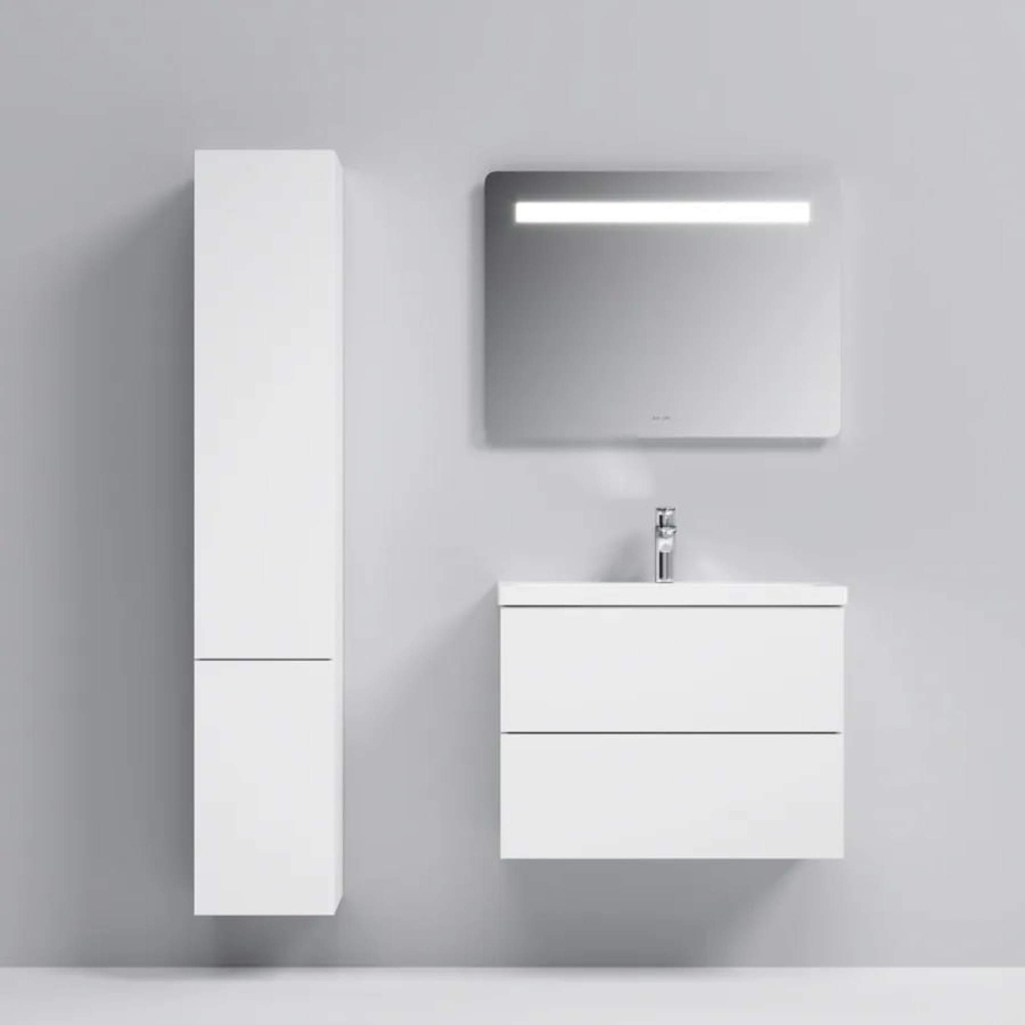 Мебель для ванных комнат AM.PM Тумба под умывальник Gem 75 M90FHX07522WG (подвесной, белый) фото-5 Мебель для ванных комнат AM.PM Тумба под умывальник Gem 75 M90FHX07522WG (подвесной, белый) фото-5