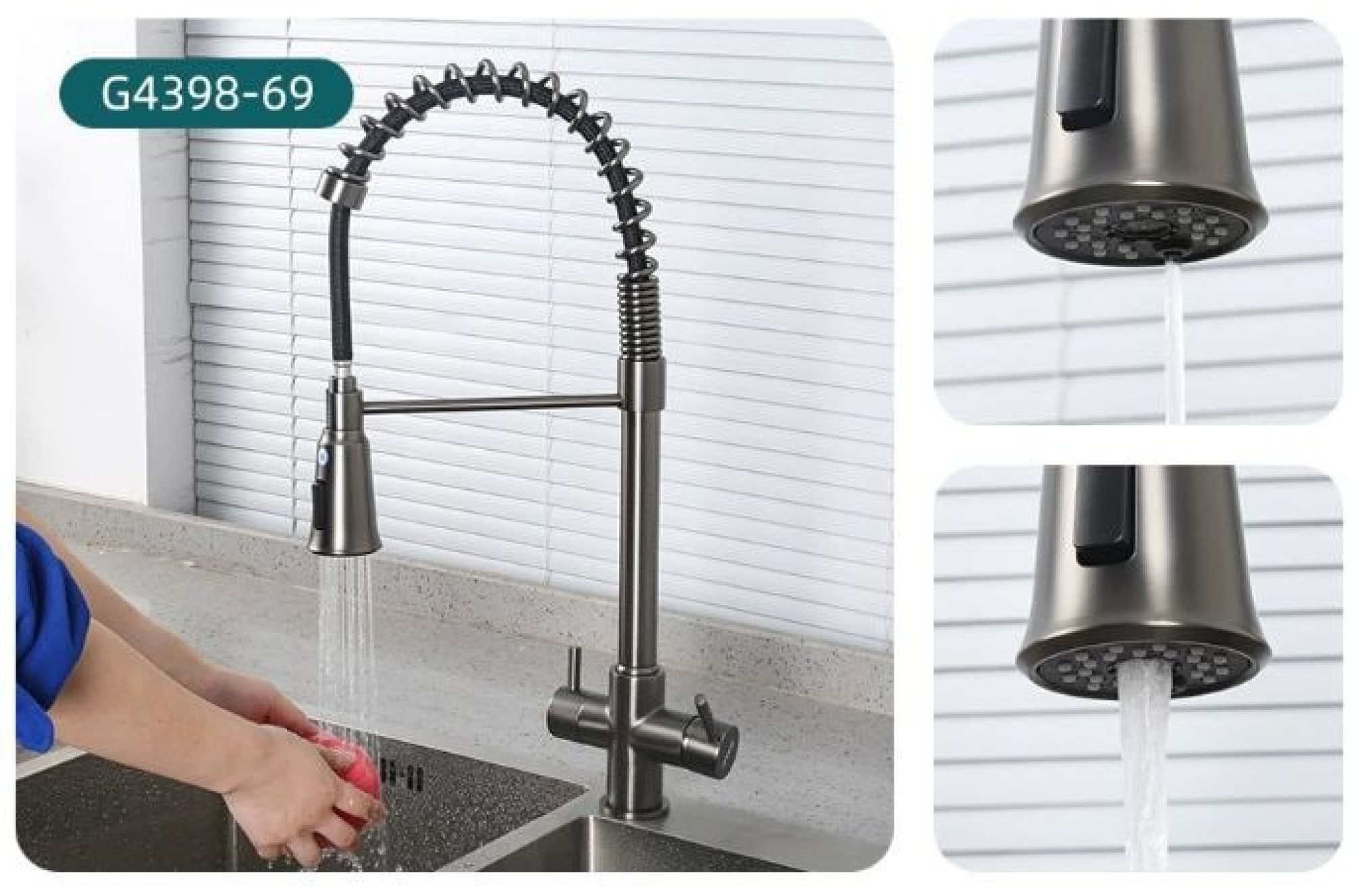 Смеситель Gappo G4398-69 - фото2