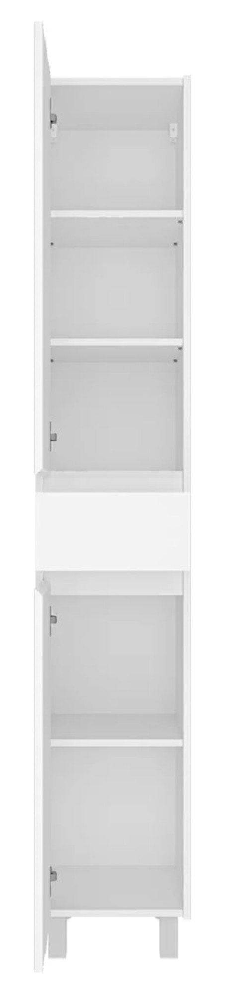 Мебель для ванных комнат Misty Алиса - 35 Пенал с 1 ящ. напольный левый, белая эмаль - Э-Али0501-01Л фото-5 Мебель для ванных комнат Misty Алиса - 35 Пенал с 1 ящ. напольный левый, белая эмаль - Э-Али0501-01Л фото-5