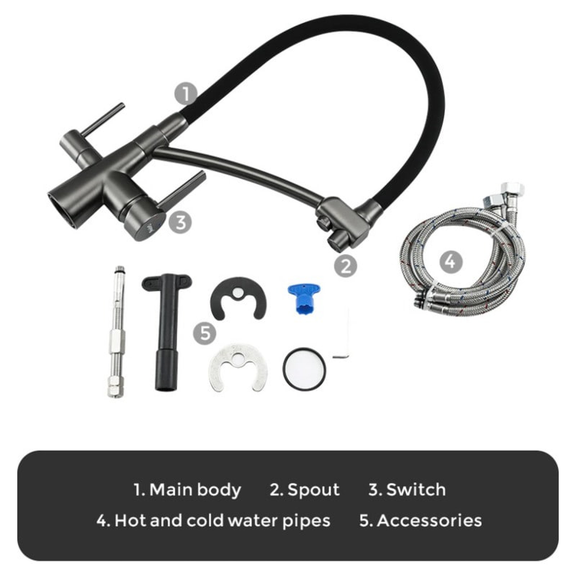 Смеситель Gappo G4398-19 - фото2