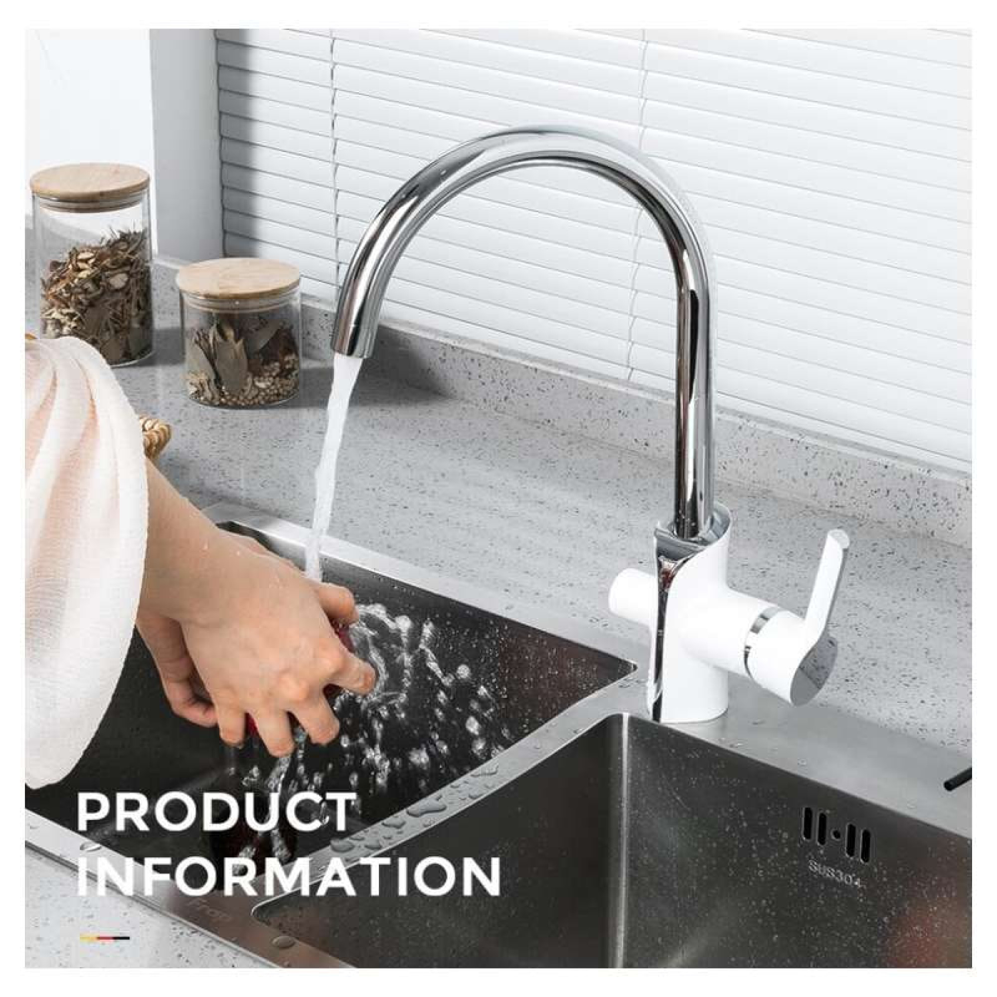 Смеситель Gappo G4303-8 - фото1