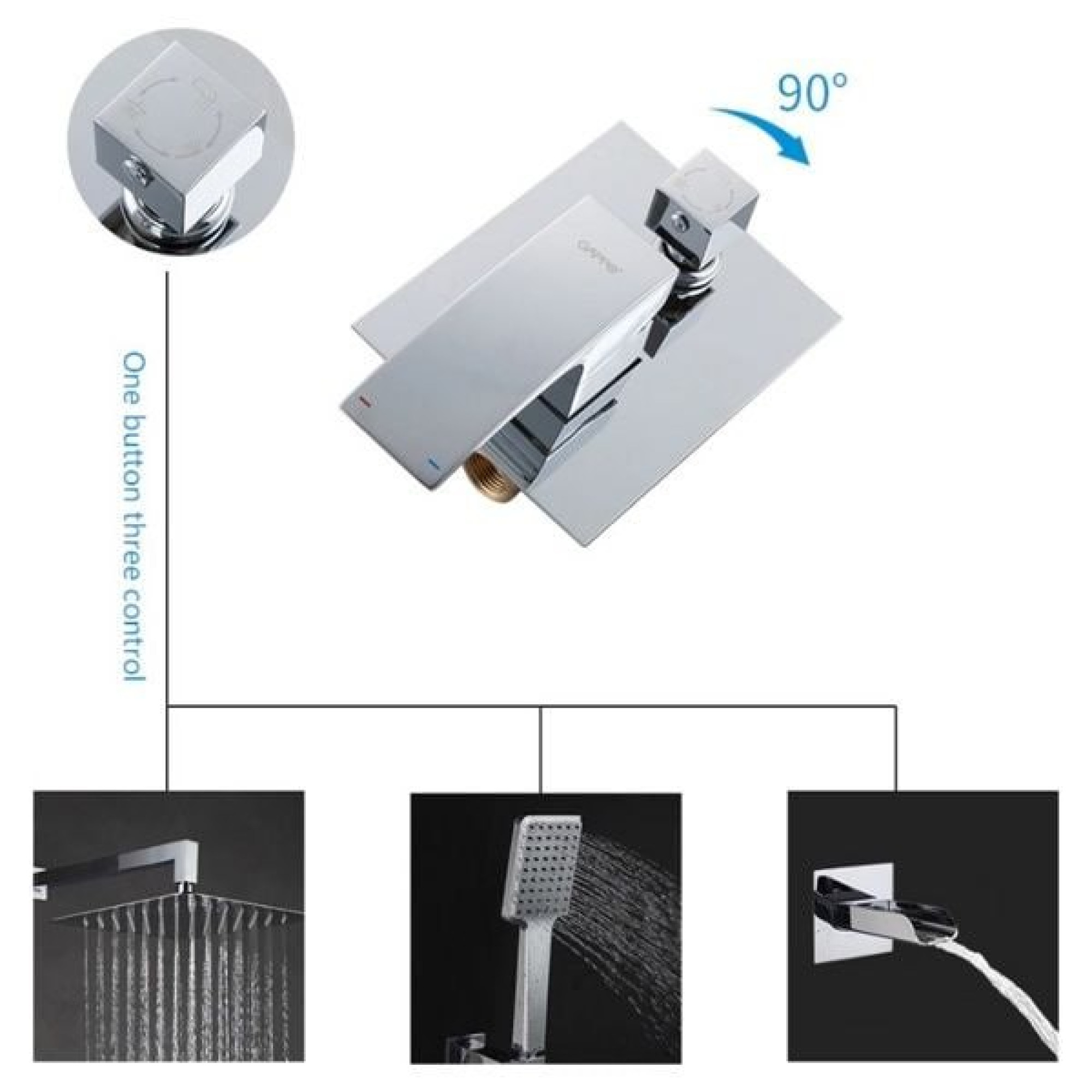 Душевая система  Gappo G7107-20 фото-5