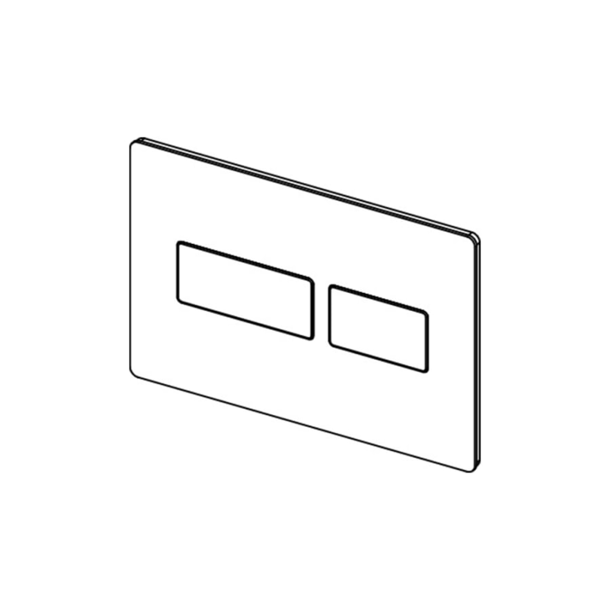 TECE TECEsolid Стальная панель смыва для унитаза с текстурированной поверхностью для системы двойного смыва никель с текстурой линии 9240437 фото-5