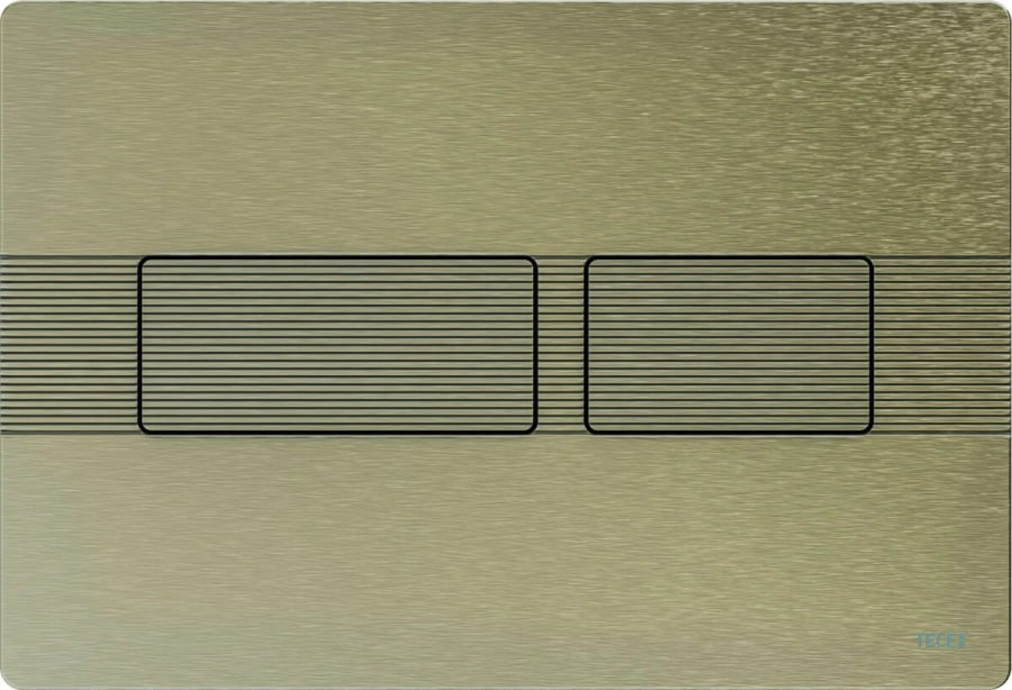 TECE TECEsolid Стальная панель смыва для унитаза с текстурированной поверхностью для системы двойного смыва никель с текстурой линии 9240437 фото-4