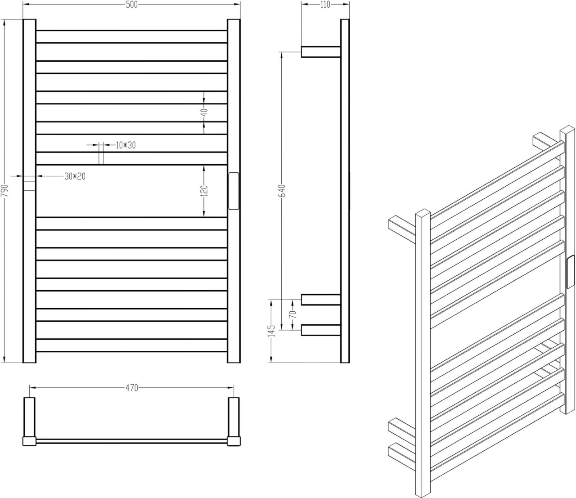 Полотенцесушитель Roxen Plaza 11040-5079B фото-10