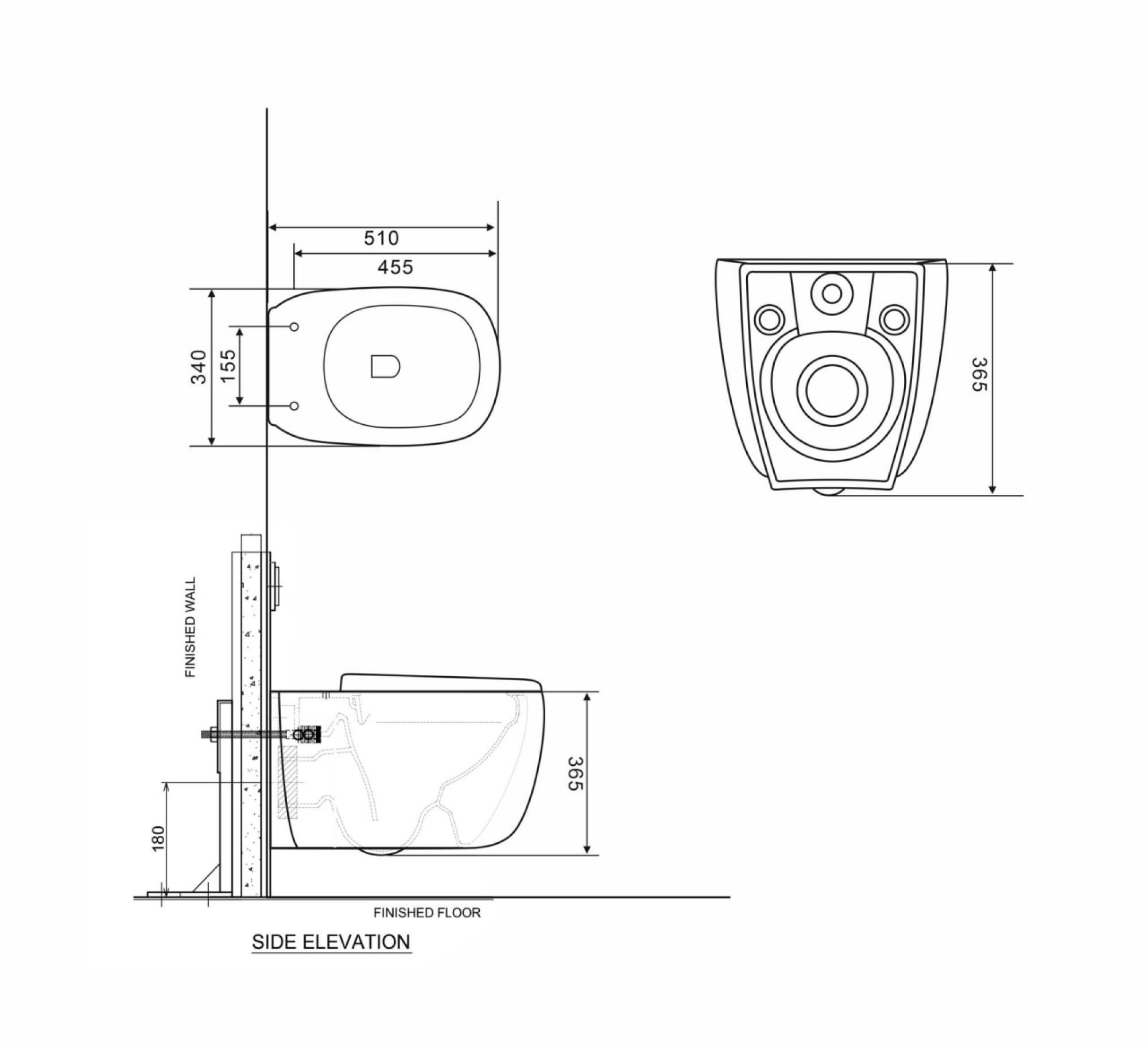 Унитаз подвесной Roxen Martin 530220-02 Rimless Soft Close фото-8