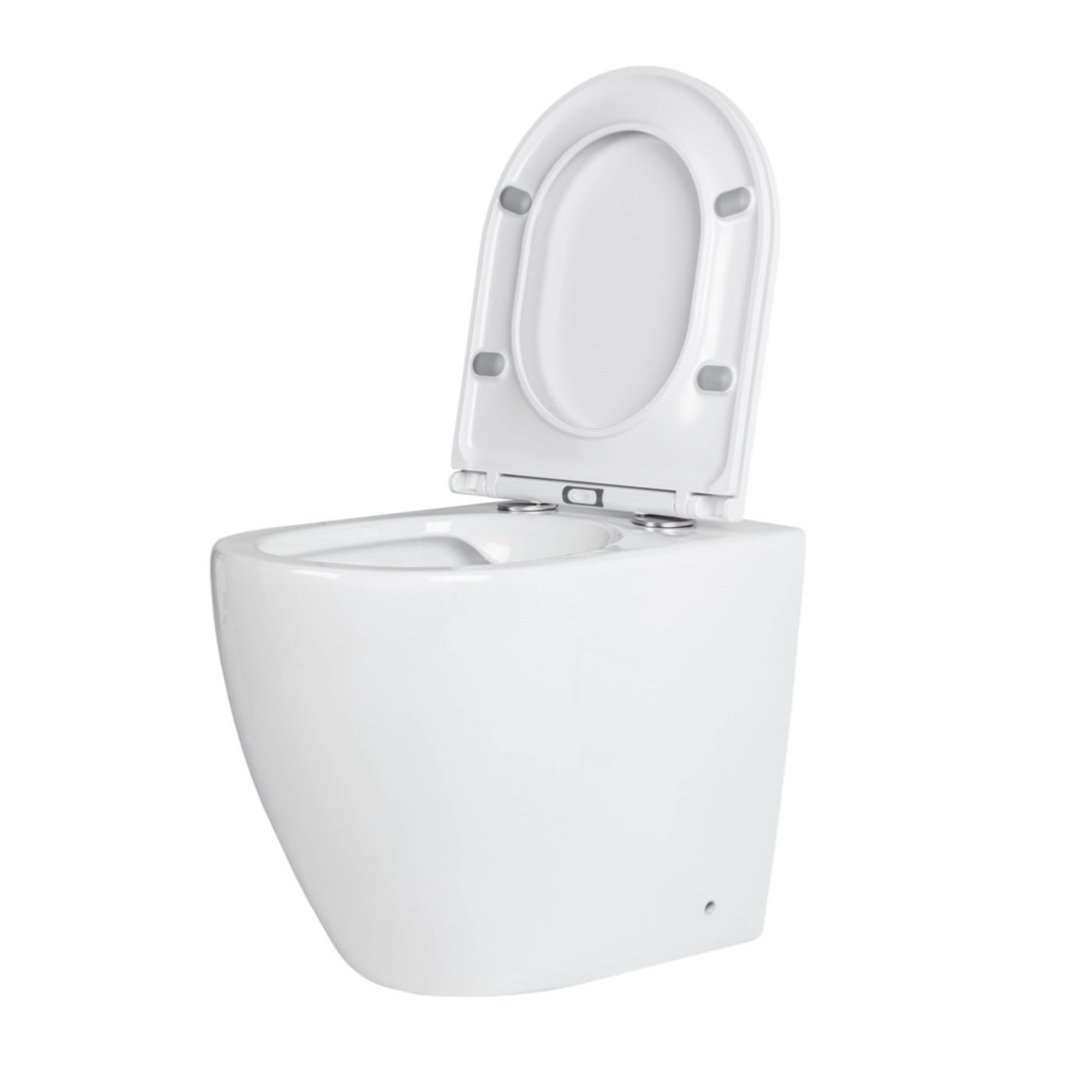 Унитаз приставной Roxen Antares в комплекте с инсталляцией Attach 5 в 1 967013 (кнопка: белый глянцевый) фото-6