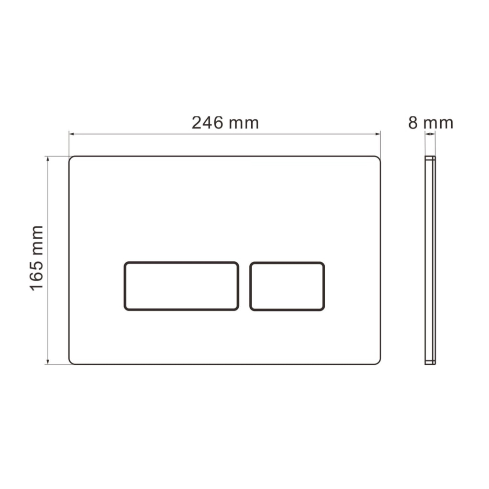 Унитаз приставной Roxen Antares в комплекте с инсталляцией Attach 5 в 1 967013 (кнопка: белый глянцевый) фото-8