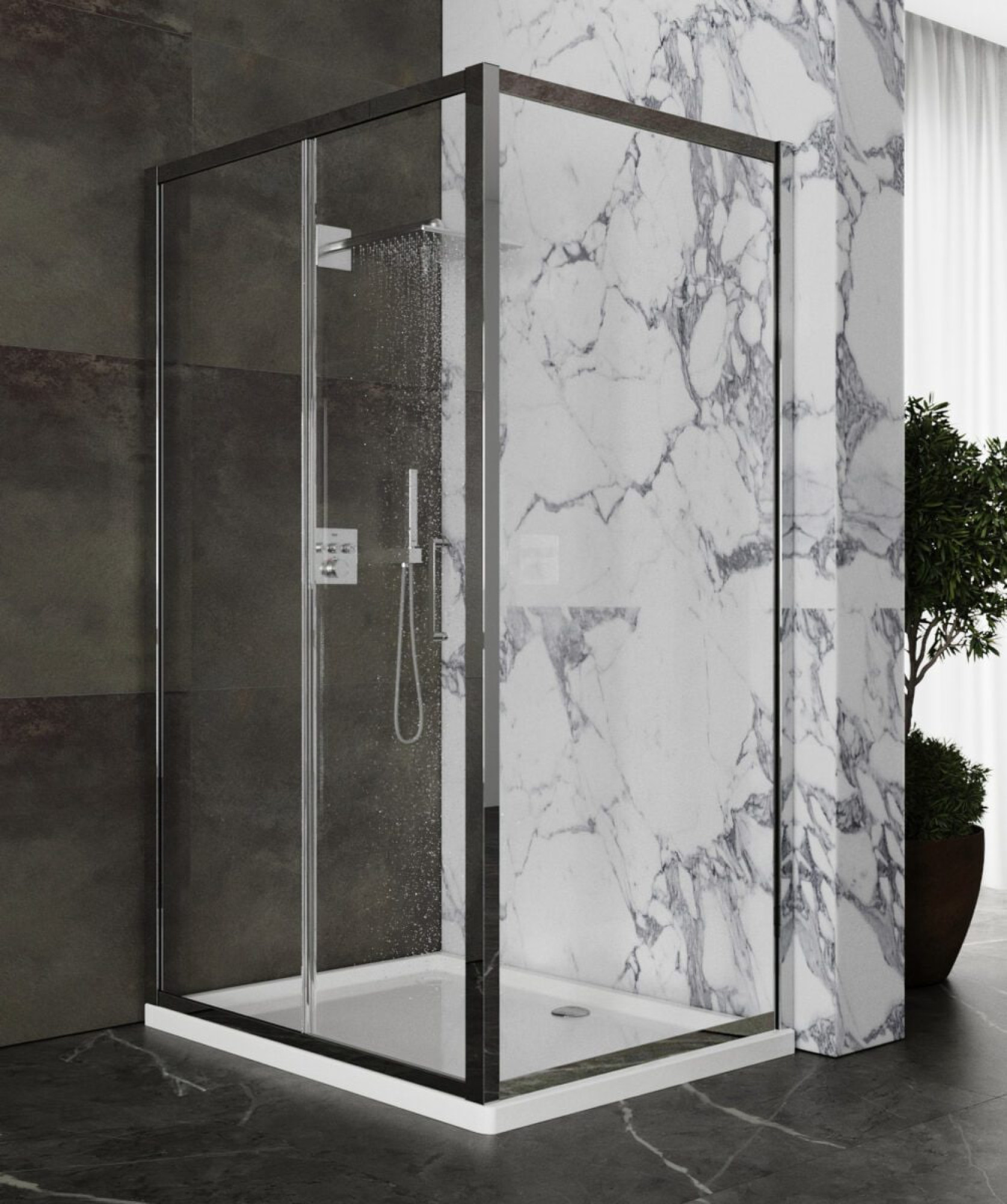 Душевой уголок Roxen Caspia 55060-120 120х80 Душевой уголок Roxen Caspia 55060-120 120х80