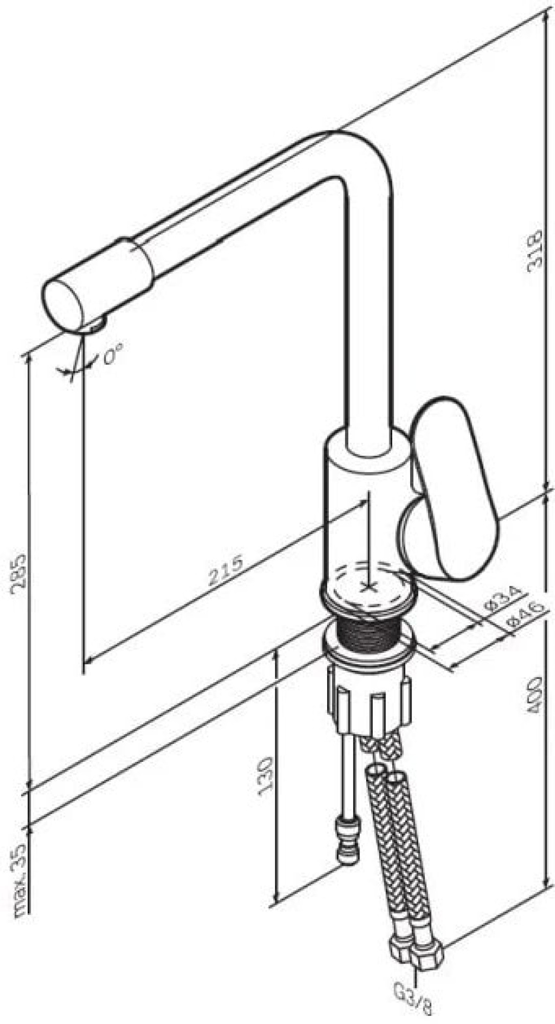 Смеситель AM.PM Like F8005711 фото-8 Смеситель AM.PM Like F8005711 фото-8