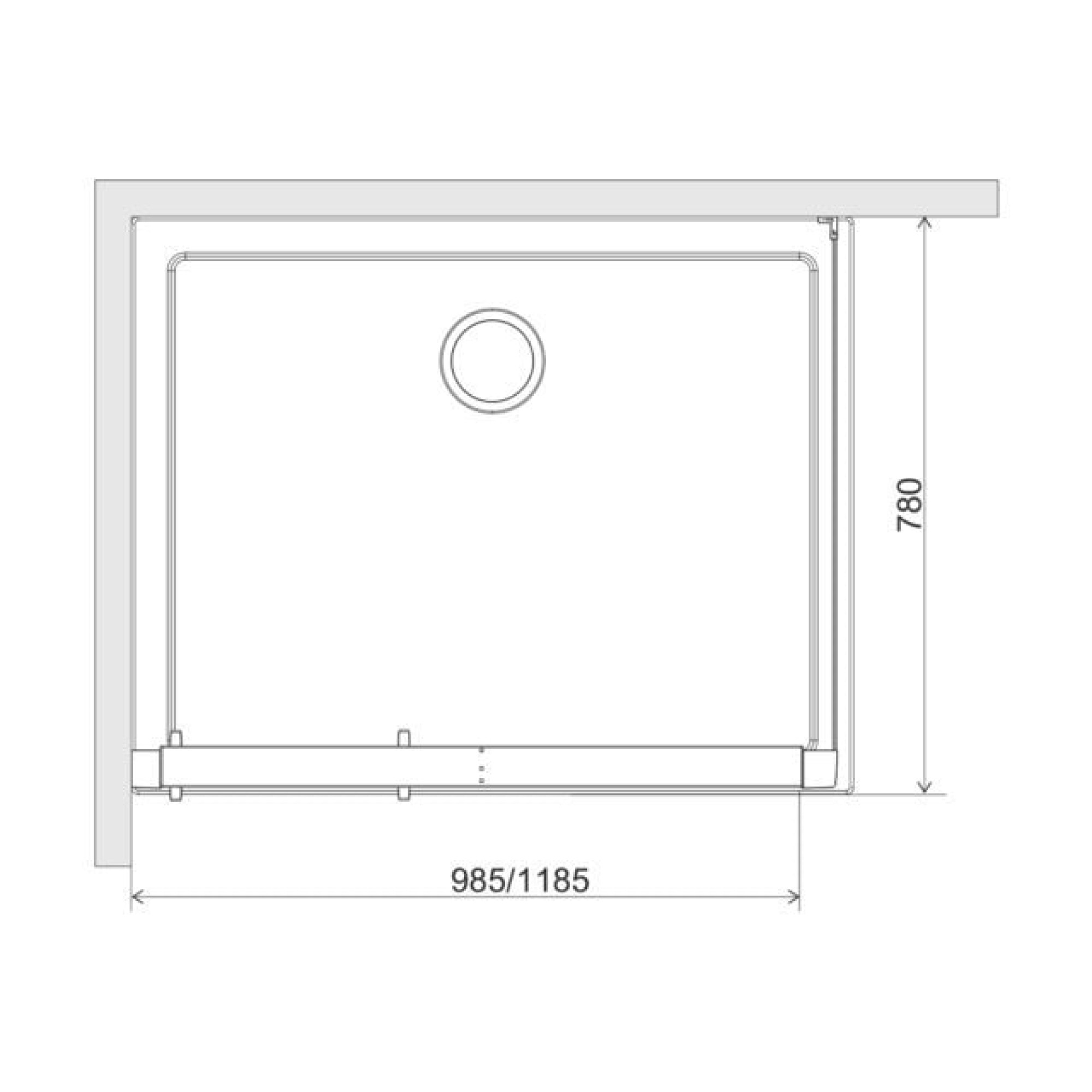 Душевой уголок Roxen Caspia 55060-100C фото-5 Душевой уголок Roxen Caspia 55060-100C фото-5